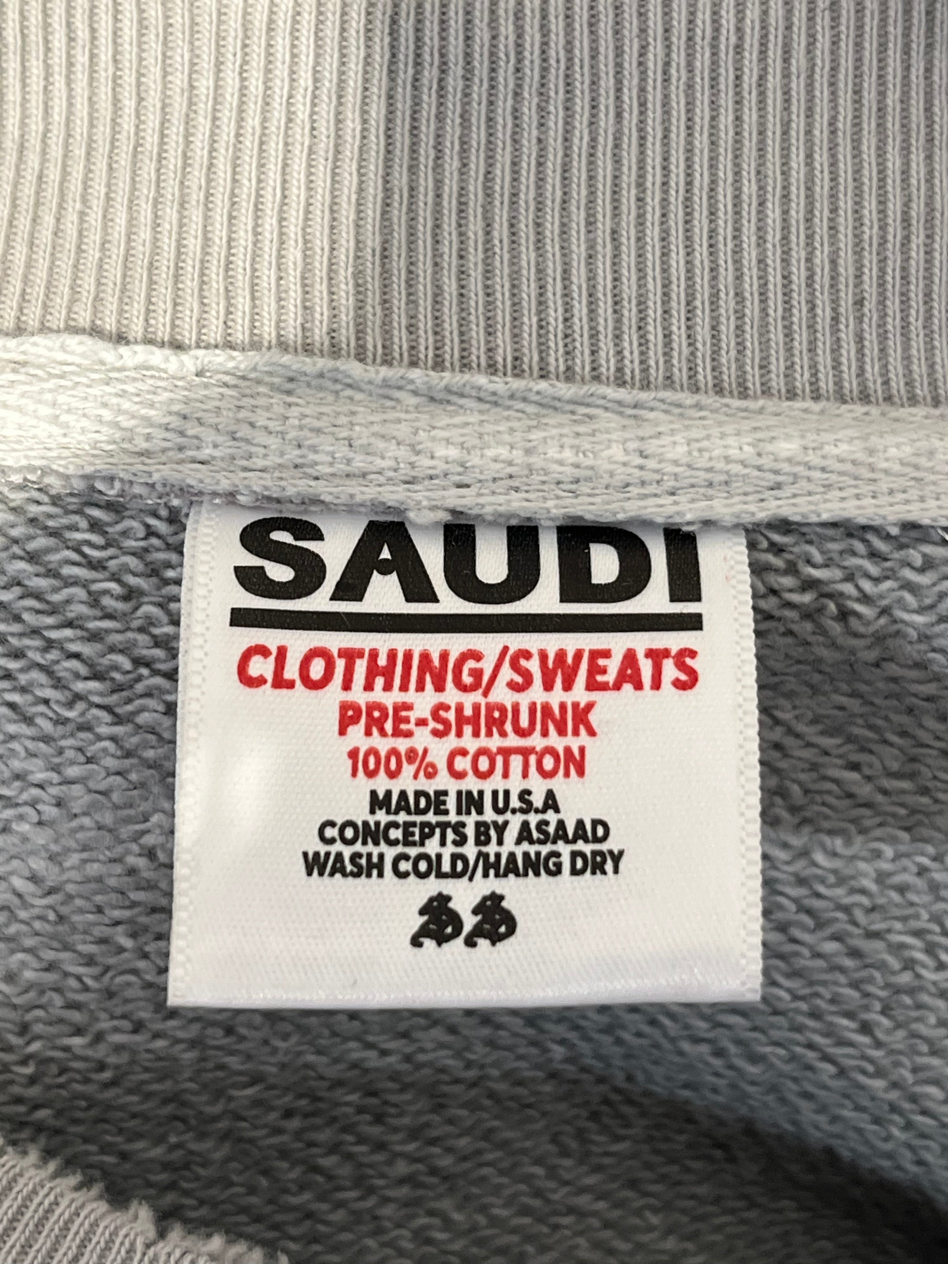 TWOSEVENUNIVERSITY/Sweatshirt/S/Graphic/Cotton/GRY/AMERICAN FLAG PIRATE view 3