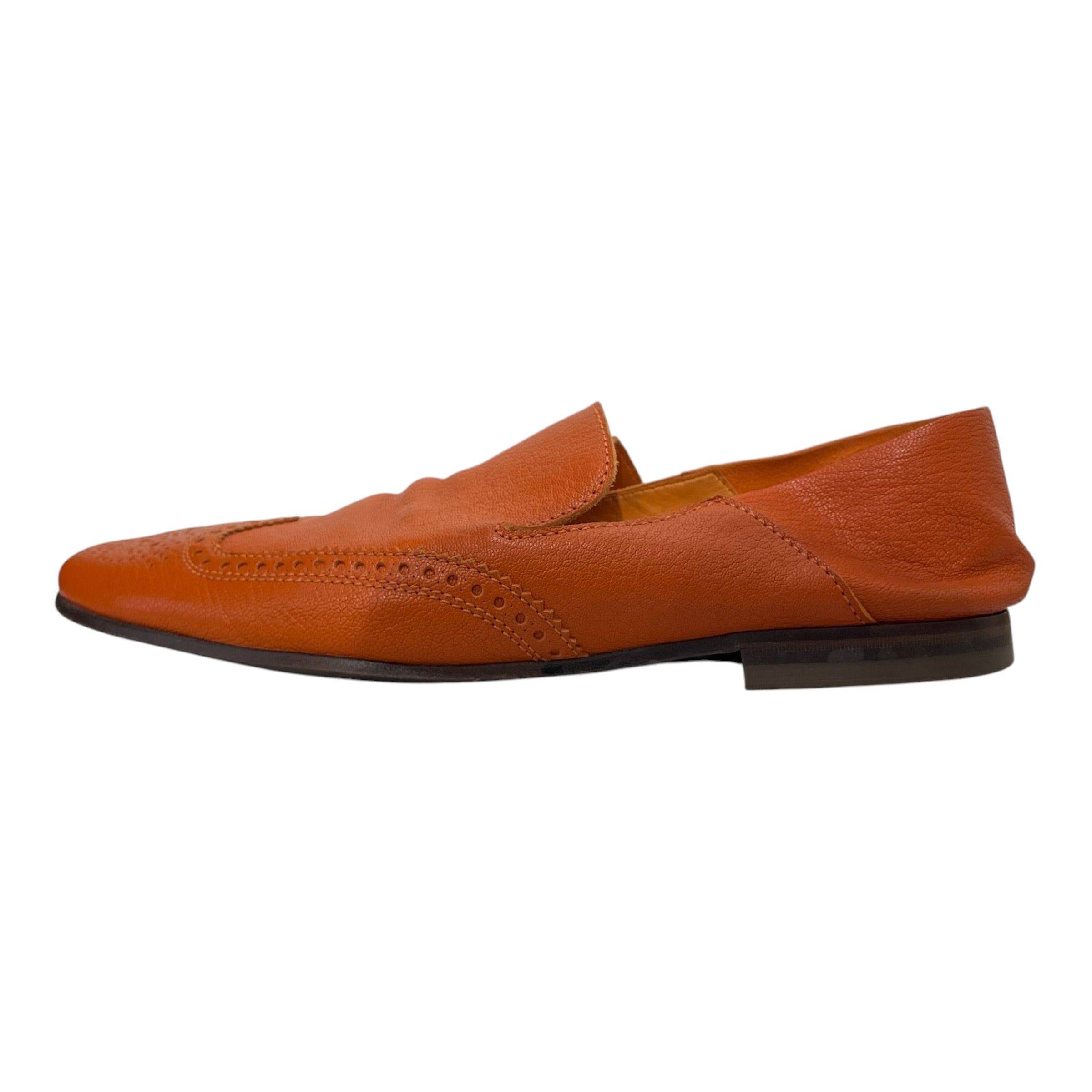 MIU MIU/Loafers/US 7/Leather/ORN/miu miu leather slip on loafer view 3