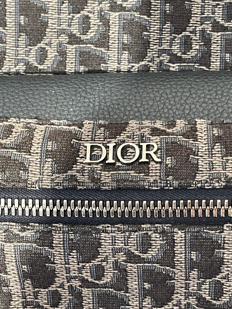 Christian Dior/Backpack/Monogram/Cotton/GRY/