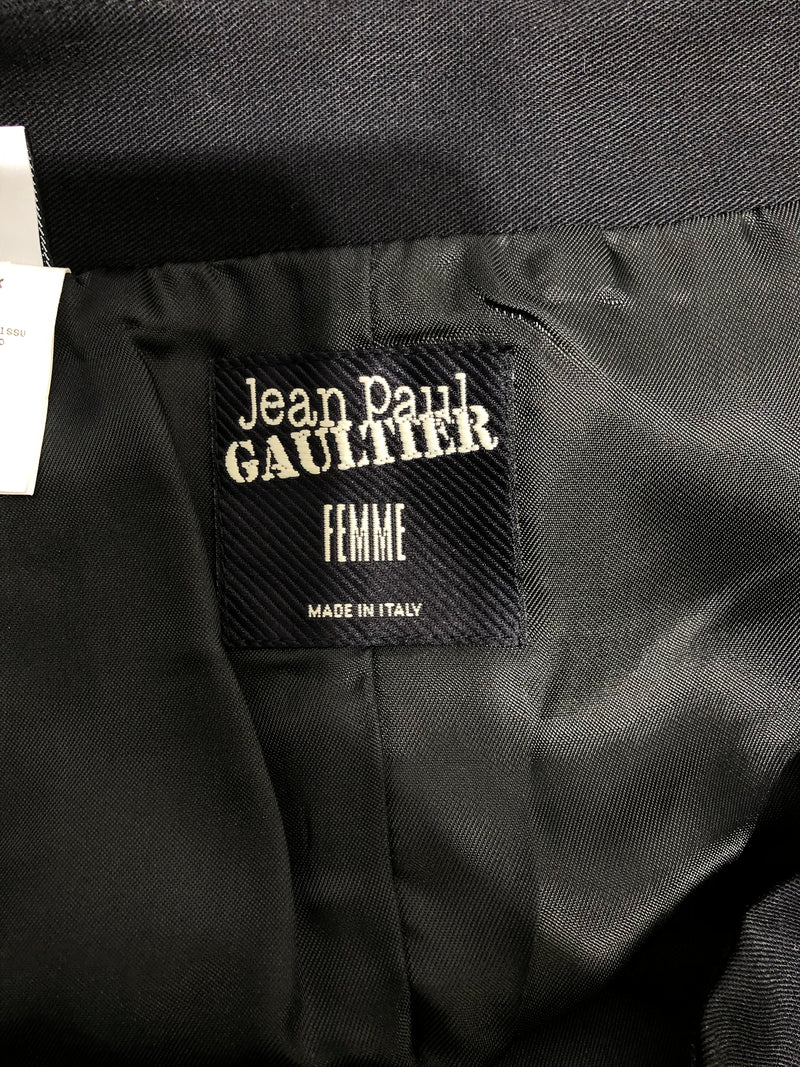 Jean Paul Gaultier/Long Skirt/12/Rayon/BLK/