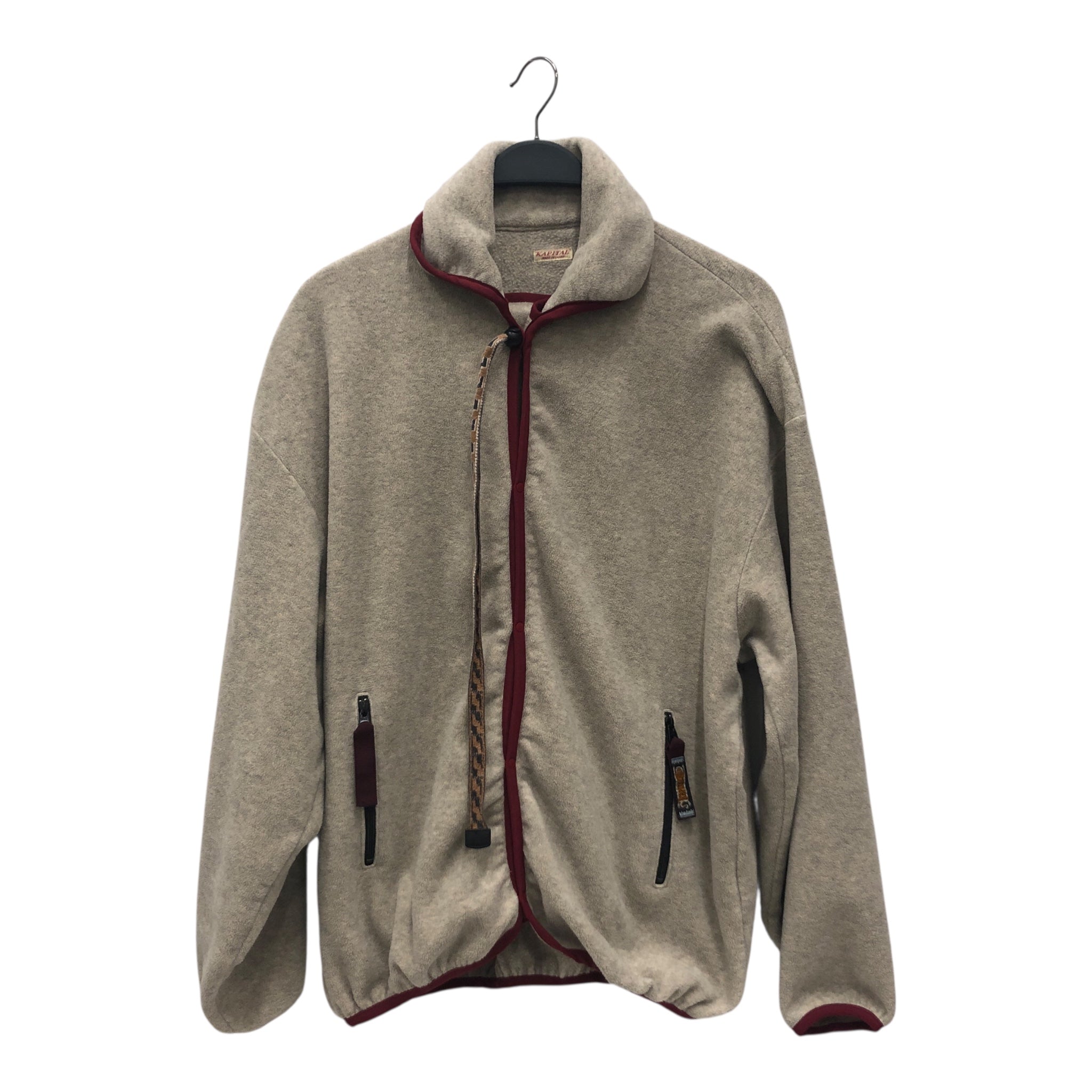 KAPITAL/Fleece Jkt/3/Cotton/BEG/ view 1