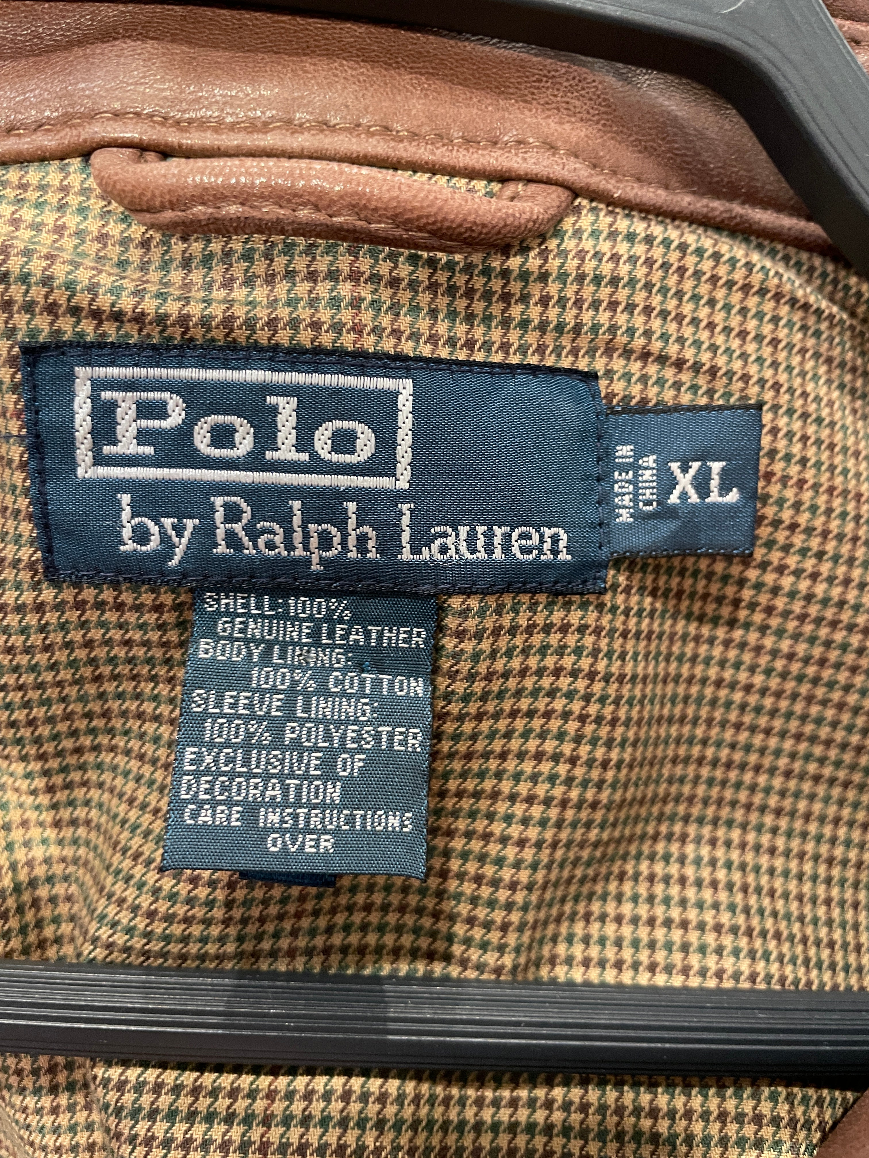 POLO RALPH LAUREN/Jacket/XL/Leather/BRW/67332 view 3