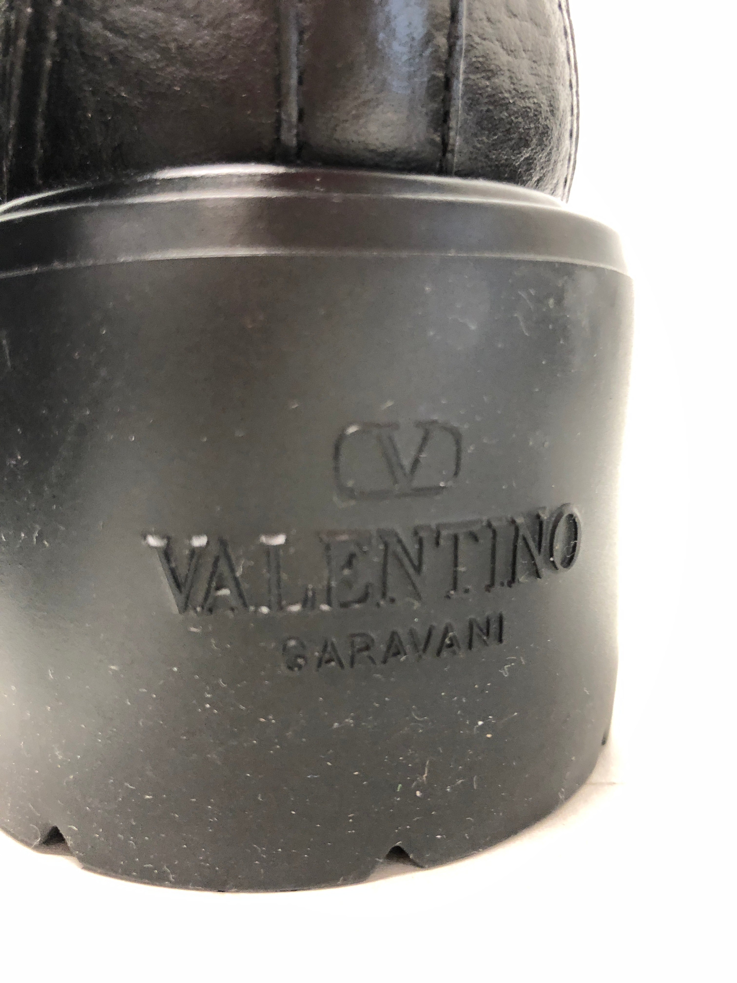 VALENTINO GARAVANI/Chelsea Boots/EU 40/Leather/BLK/ view 6