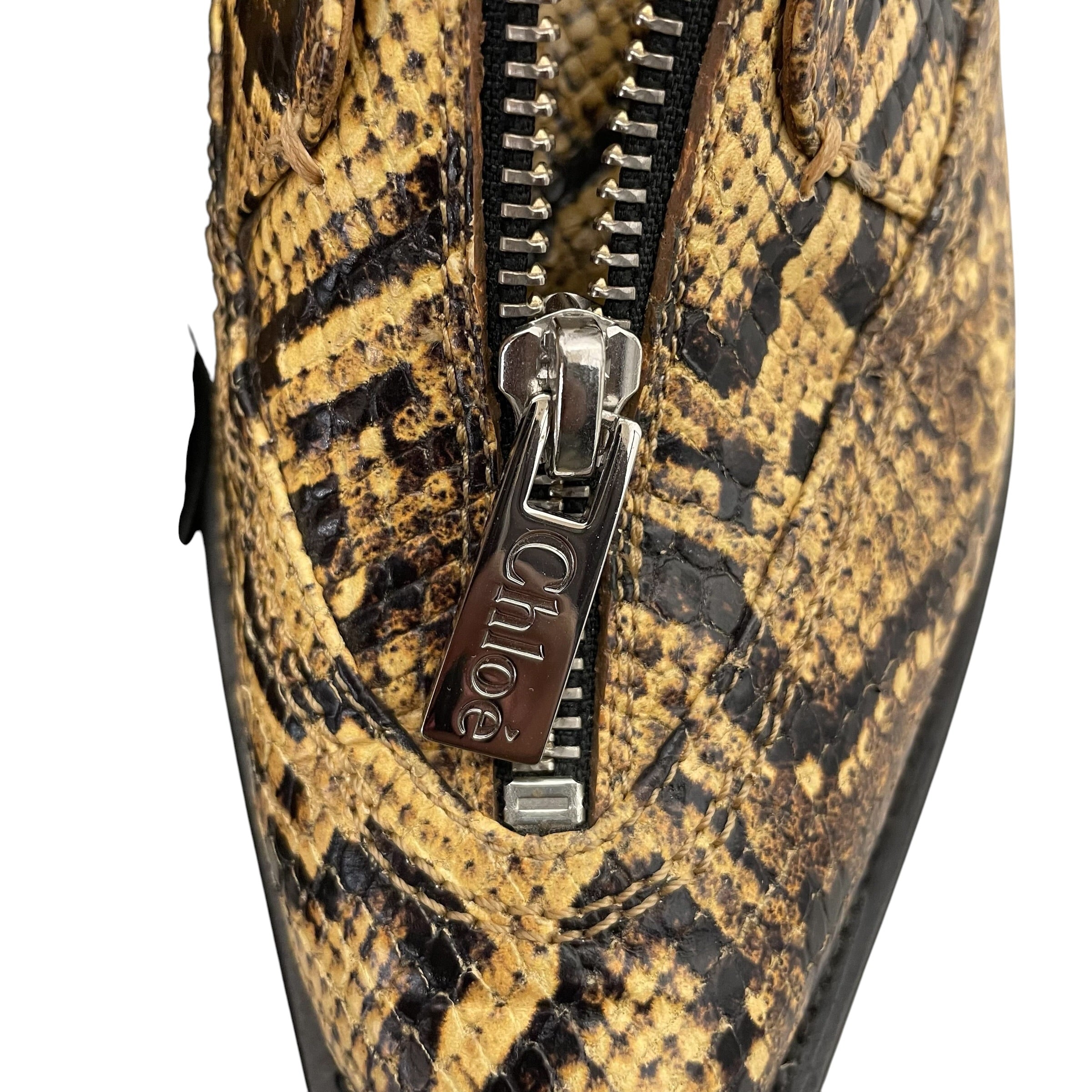 Chloe/Shoes/EU 40/Animal Pattern/Leather/YEL/SNAKESKIN WITH ZIPPER view 7