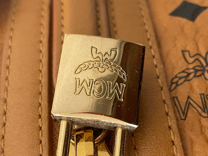 MCM/Boston Bag/XL/Monogram/Leather/CML/8010C
