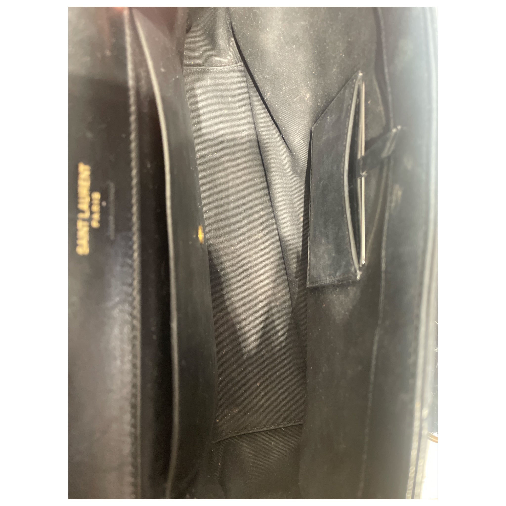 SAINT LAURENT/Cross Body Bag/Leather/BLK/Loulou Medium view 3
