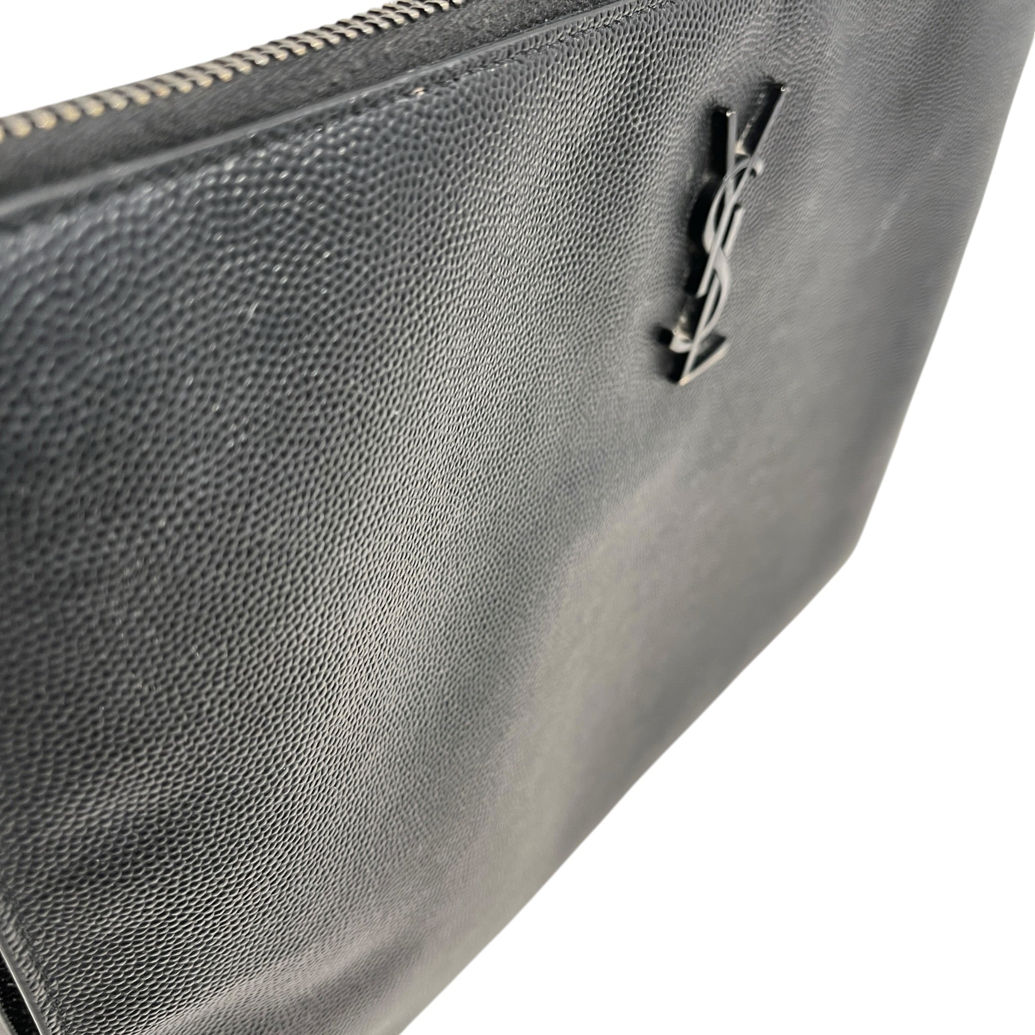 SAINT LAURENT/Pouch/Leather/BLK/PORTFOLIO LARGE 2024 view 9