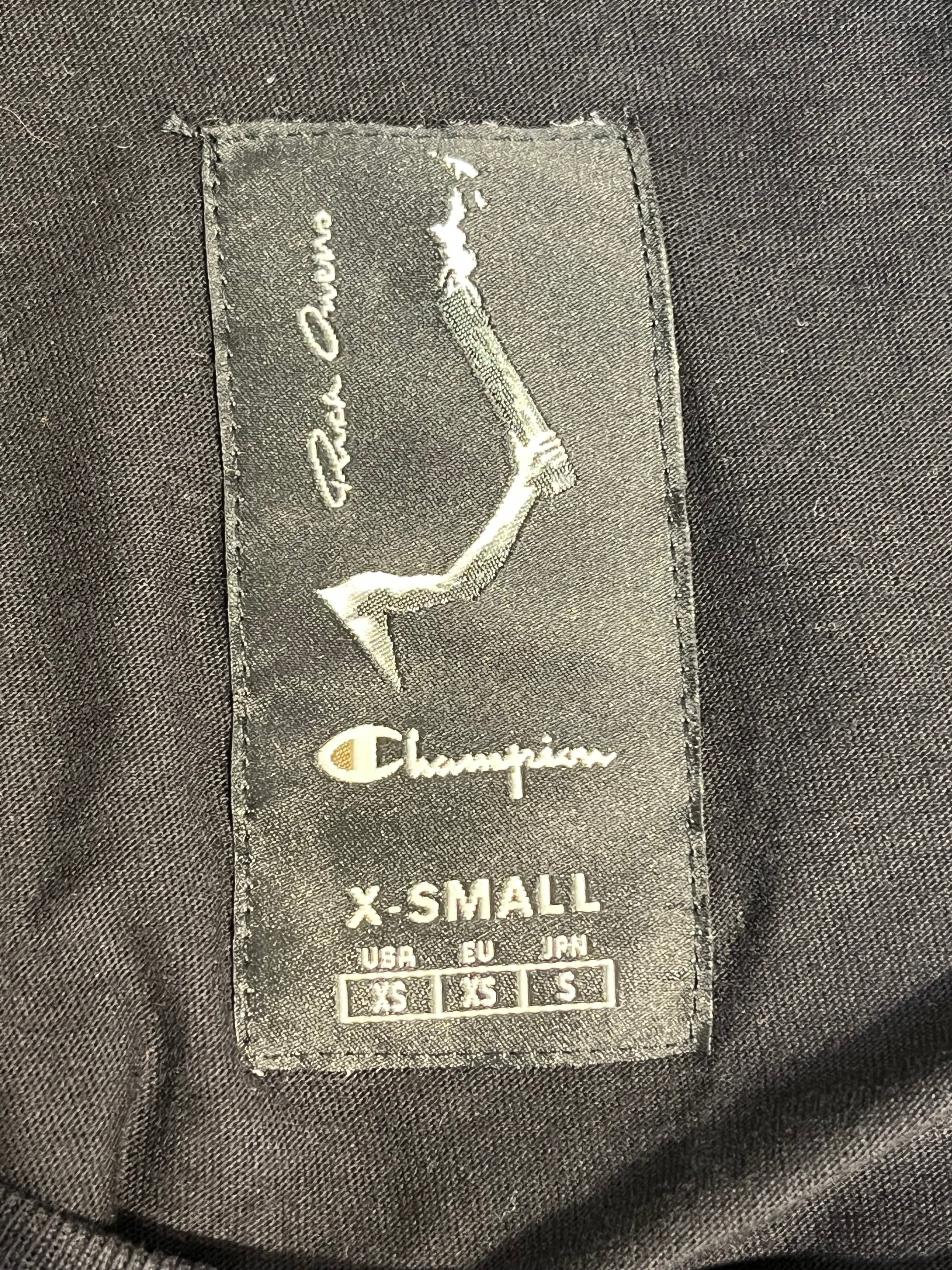 Rick Owens/Champion/Tank Top/XS/Cotton/BLK/Graphic/pentagram logo view 3