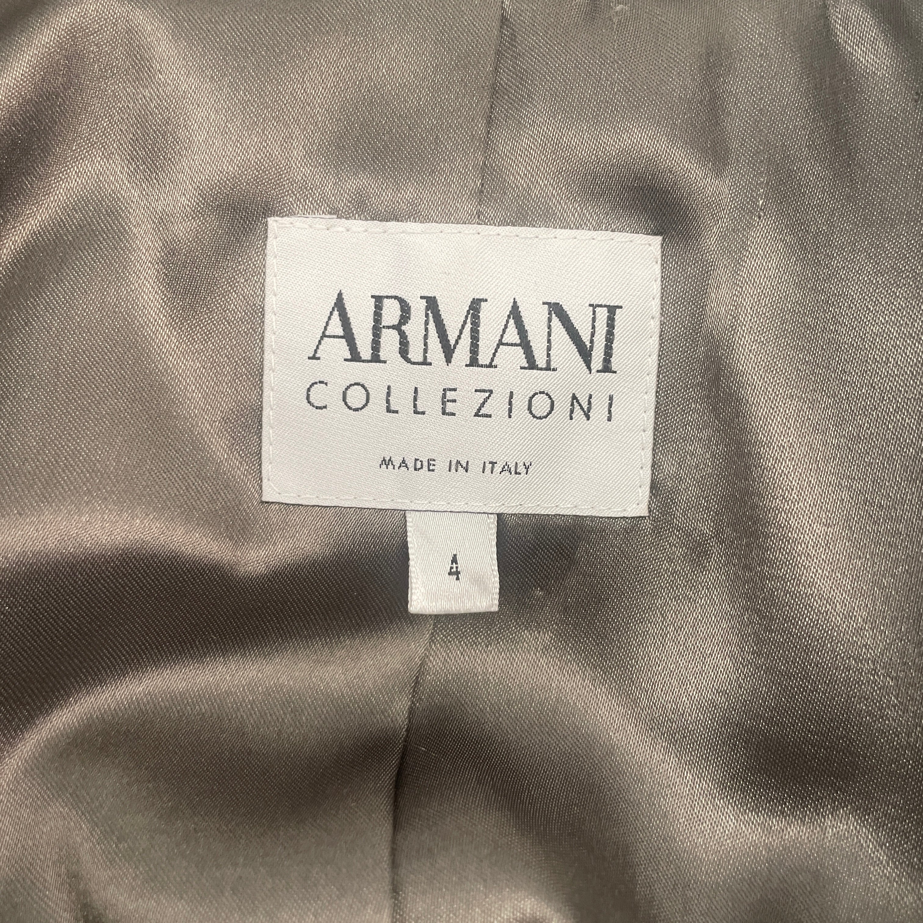 ARMANI COLLEZIONI/Suits/S/All Over Print/Acrylic/SLV/ view 3