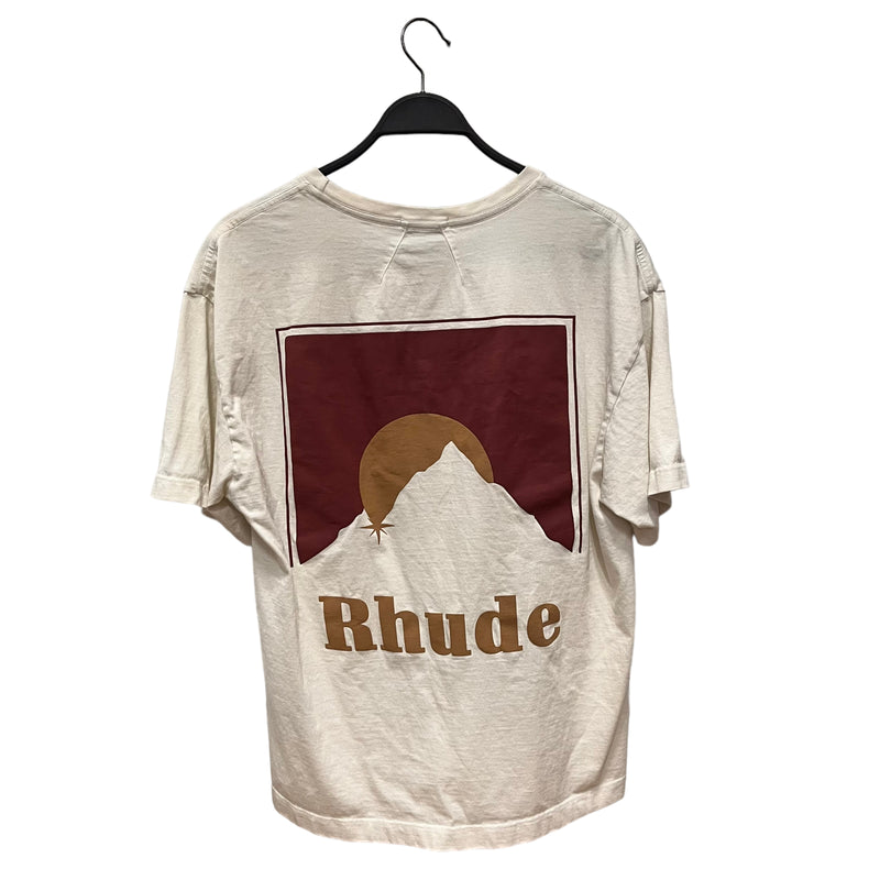 RHUDE/T-Shirt/S/Cotton/WHT/Moonlight