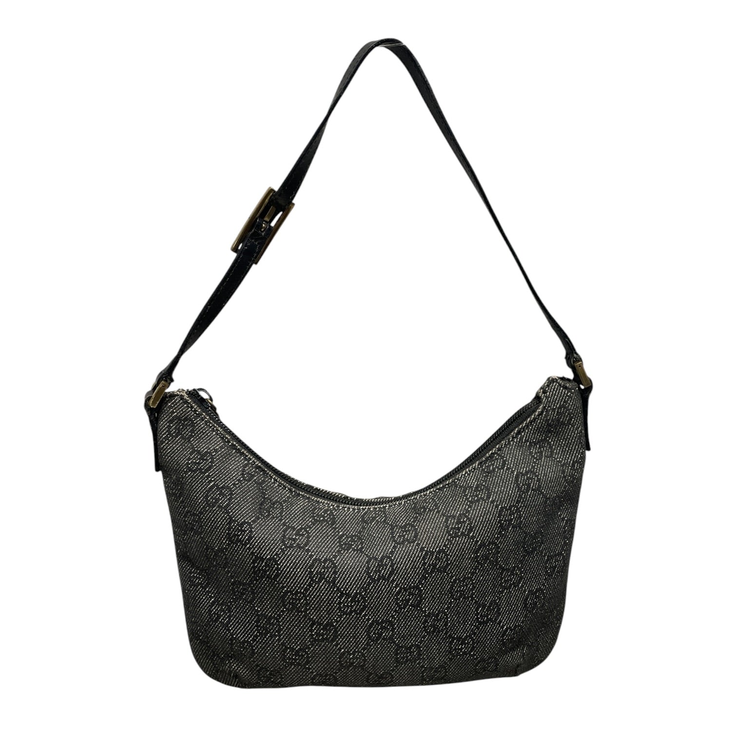 GUCCI/Hand Bag/Monogram/BLK/VIntage shoulder bag view 1