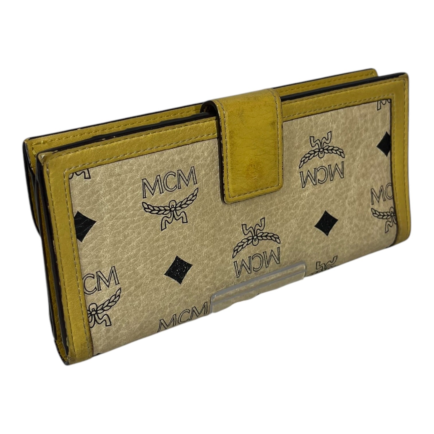 MCM/Long Wallet/Monogram/Leather/YEL/L's/ view 2