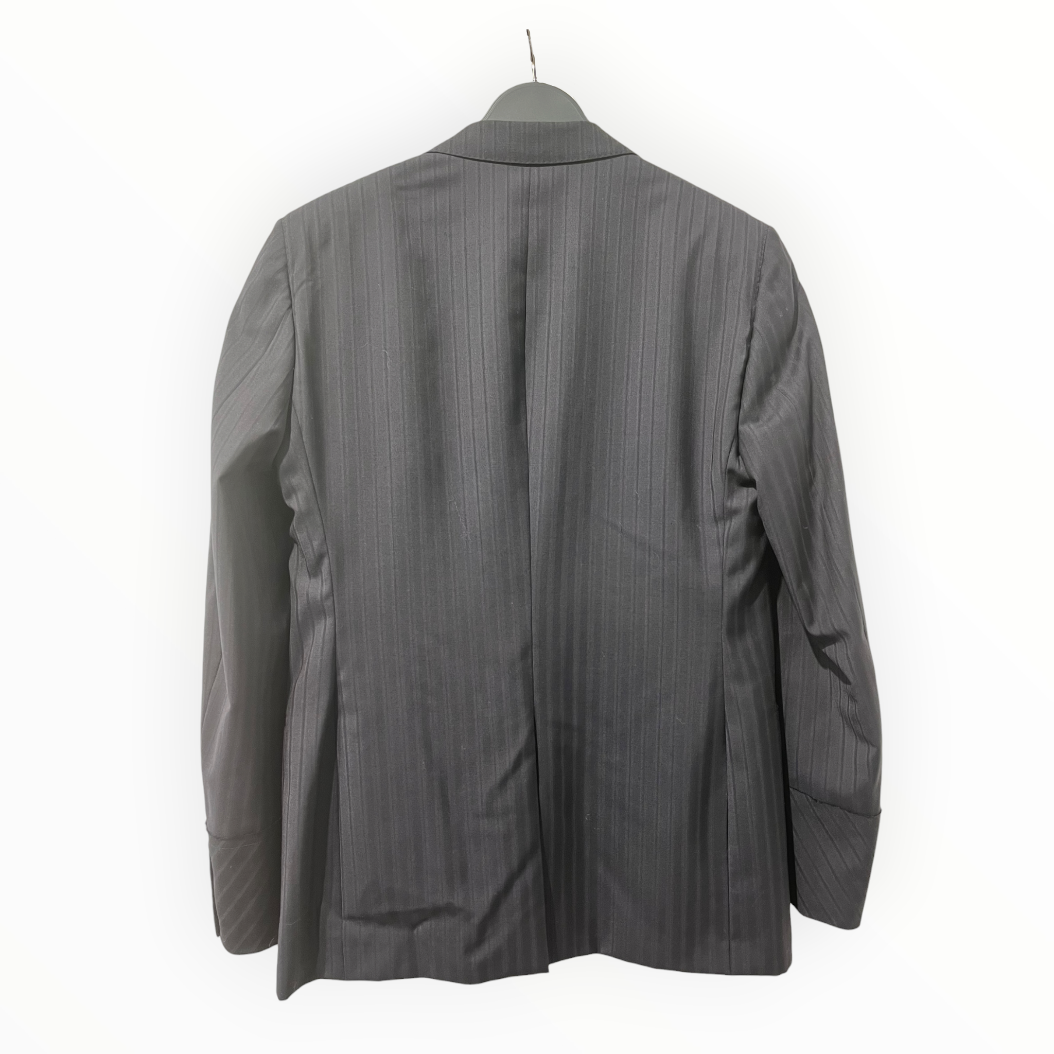 LANVIN/Tailored Jkt/48/Wool/NVY/Stripe/M01VG103 view 2