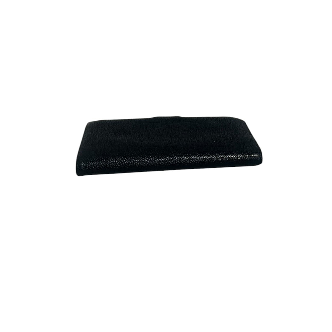 CHANEL/Long Wallet/Leather/BLK/Caviar view 3