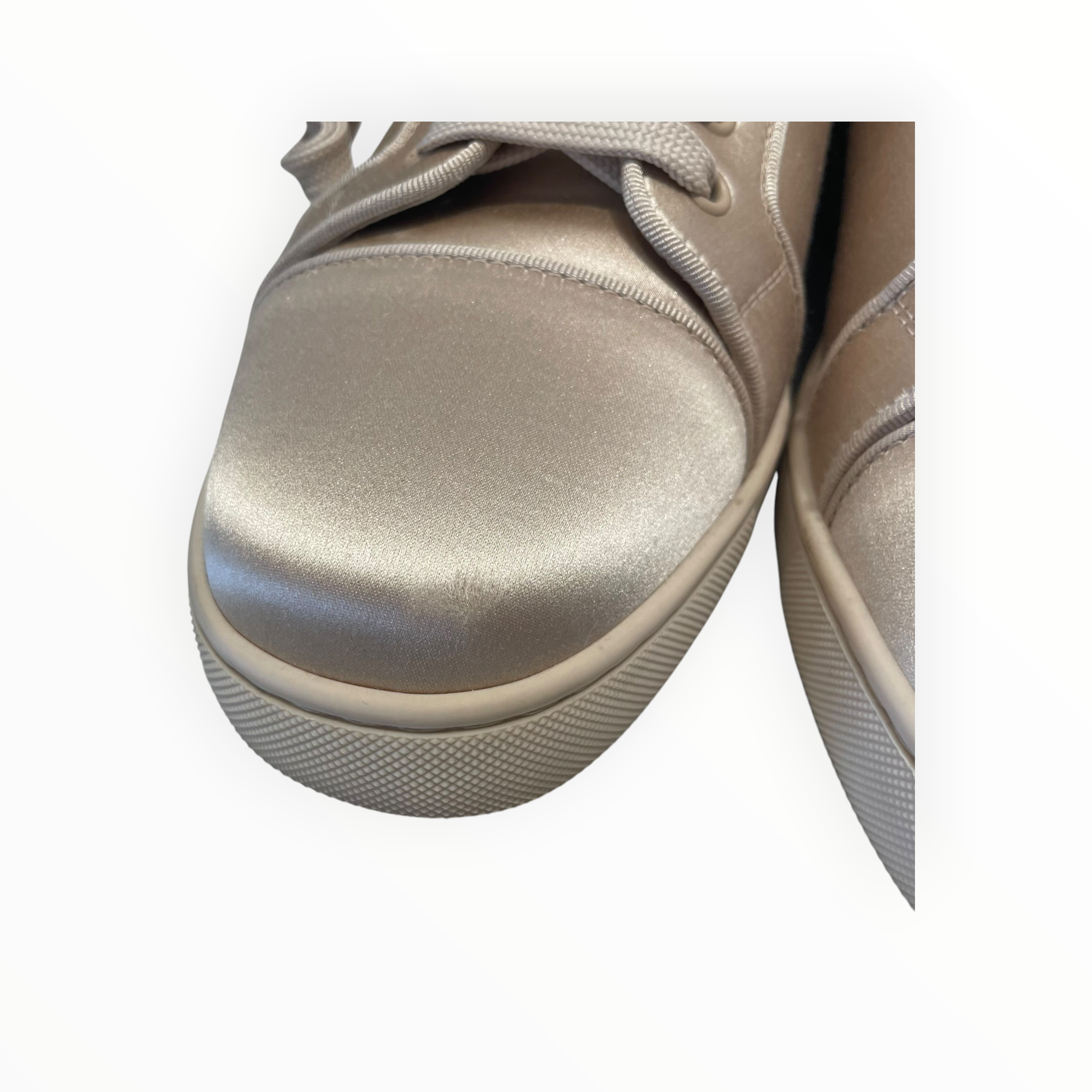 Christian Louboutin/Low-Sneakers/US 11/GLD/SATIN SNEAKERS view 8