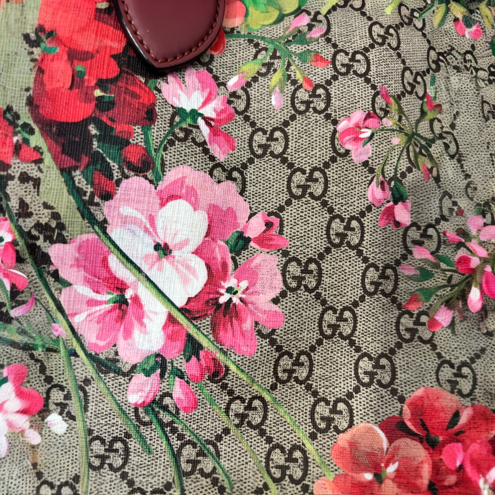 GUCCI/Tote Bag/Monogram/Leather/MLT/BLOOMS TOTE BAG view 8