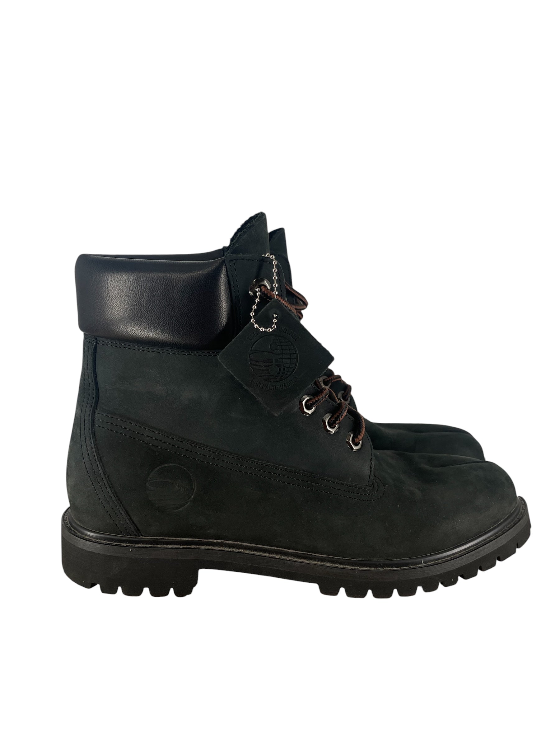 ESENES WORLDWIDE/Lace Up Boots/US 10.5/Leather/BLK/TABI view 4