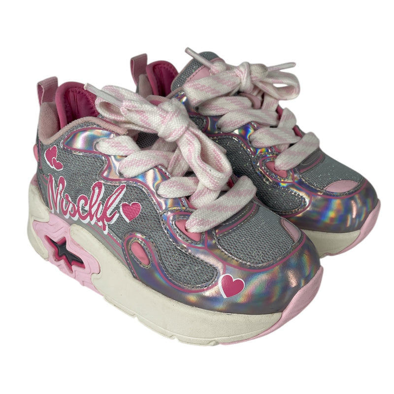 MSCHF/Low-Sneakers/US 4/Leather/WHT/chunky sneaker/ star on sole