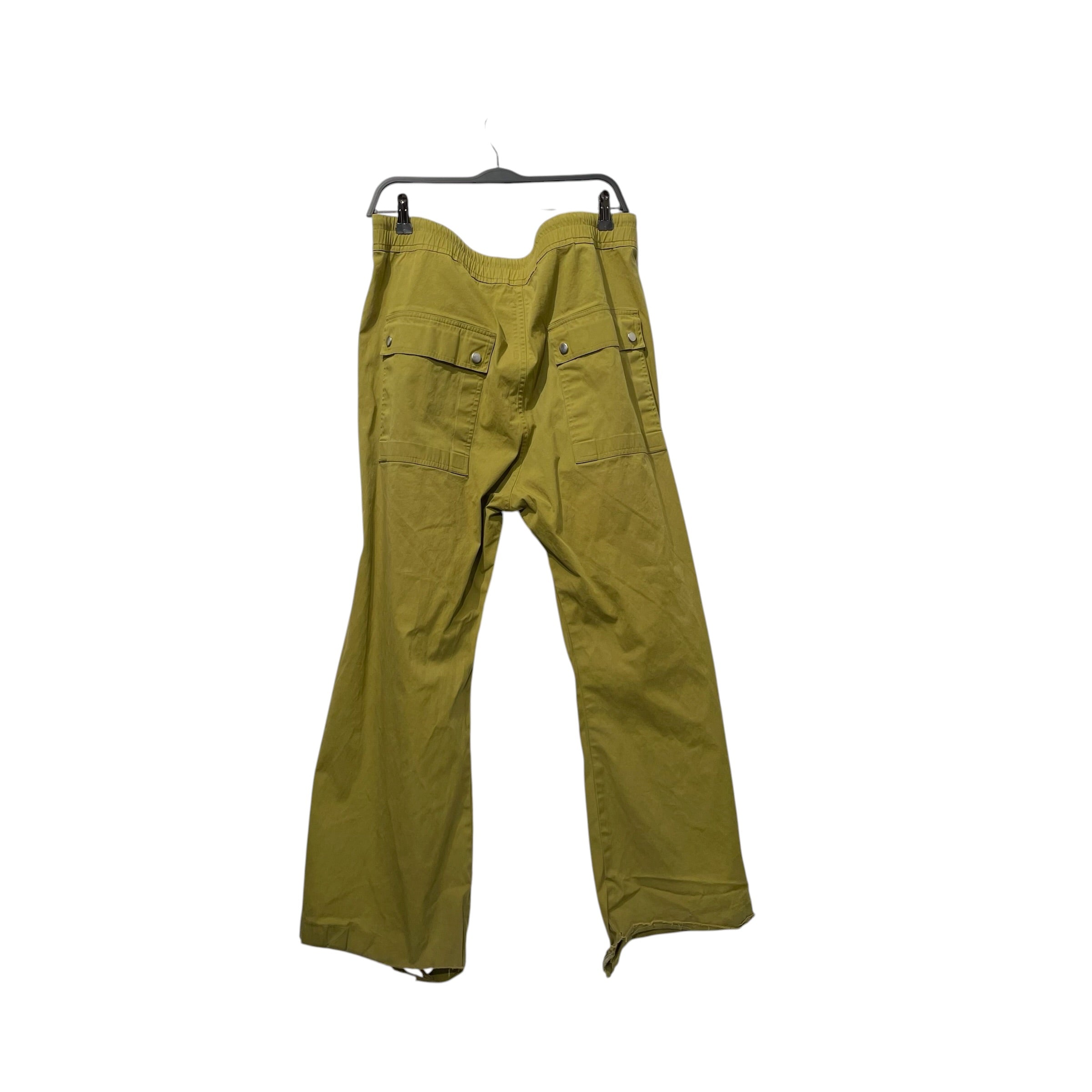 Rick Owens/Bootcut Pants/32/Cotton/GRN/BELA TROUSERS IN ACID view 2
