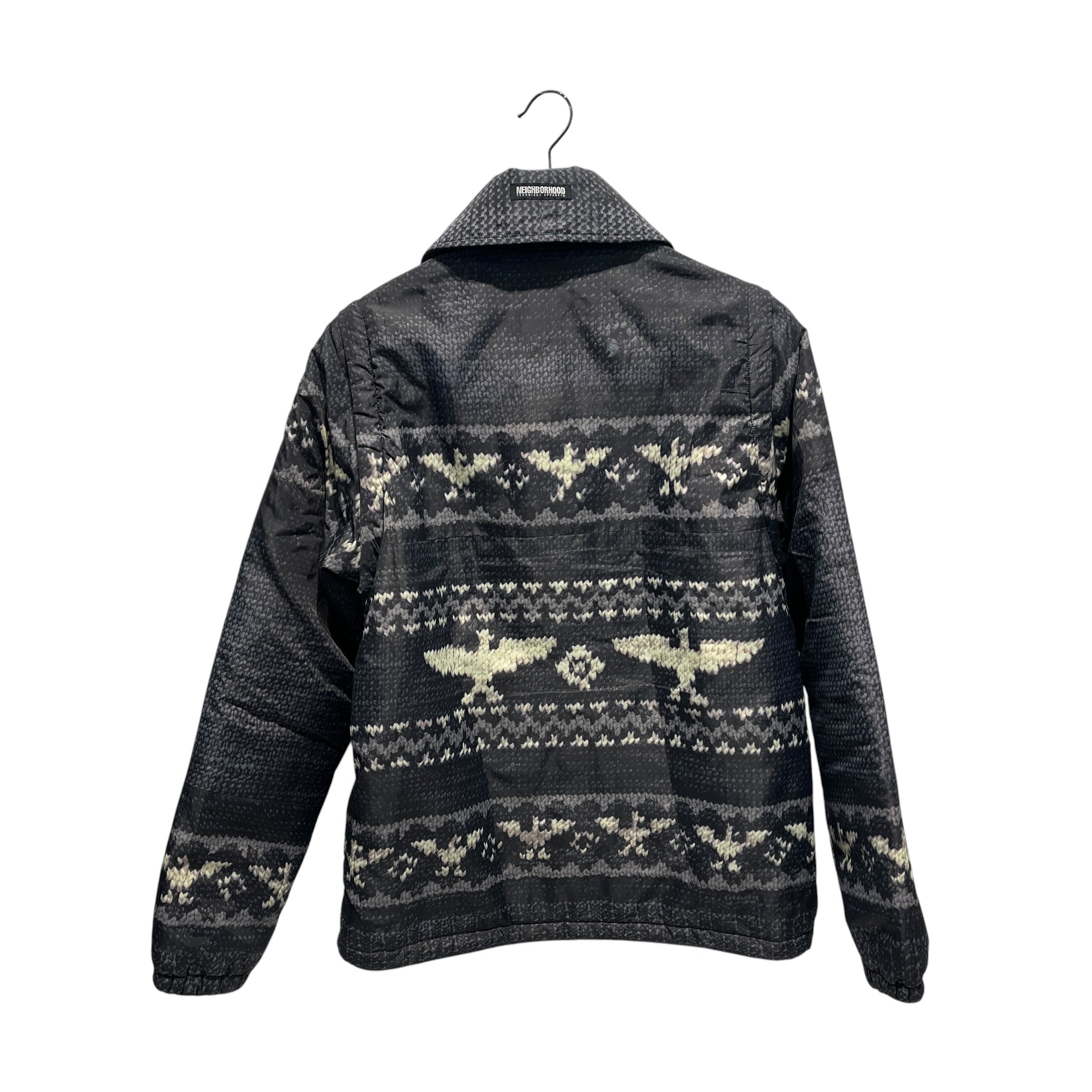 NEIGHBORHOOD/Quilted Jkt/L/Nylon/IDG/Graphic/NYLON SWEATER PRINT DOWN view 10