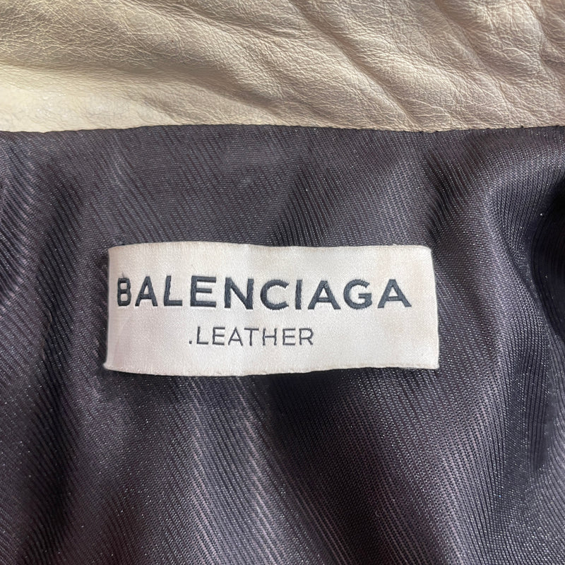 BALENCIAGA/Leather Jkt/34/Sheepskin/KHK/