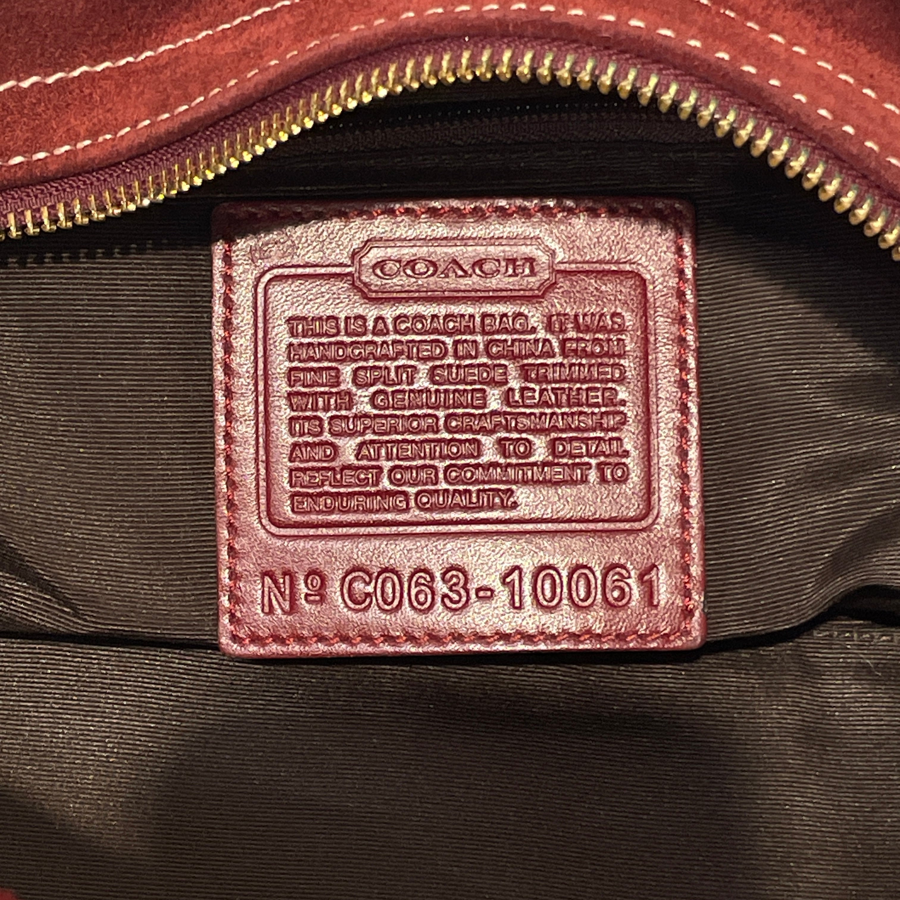 COACH/Bag/Suede/RED/mia soho view 3