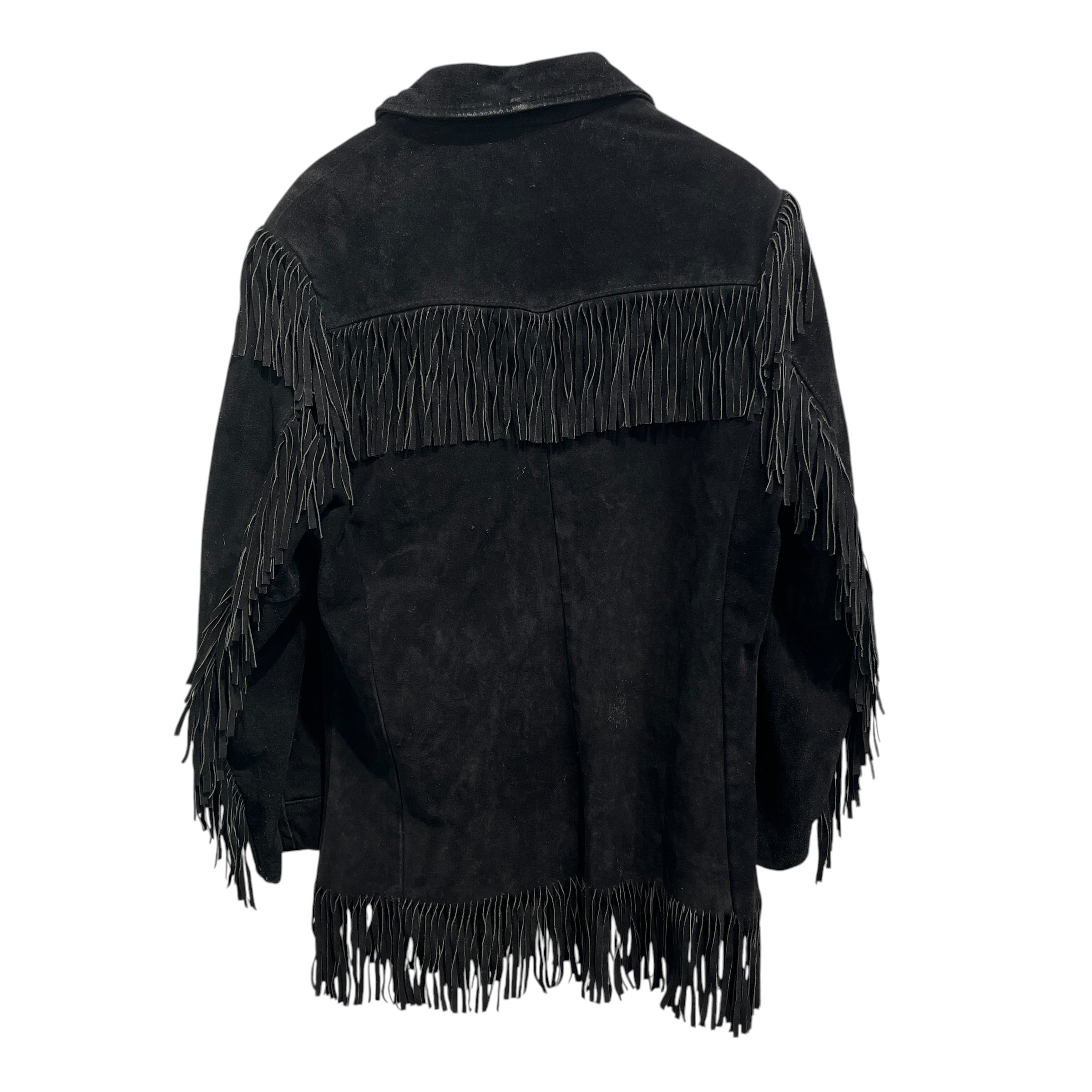 Vintage/excelled/Leather Jkt/14/Suede/BLK/Tassel view 2