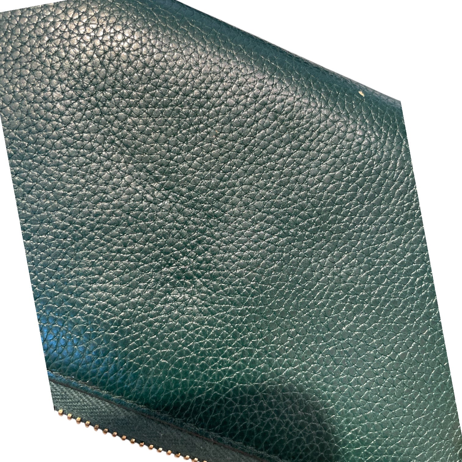GUCCI/Long Wallet/Leather/GRN/gold and silver gg view 6