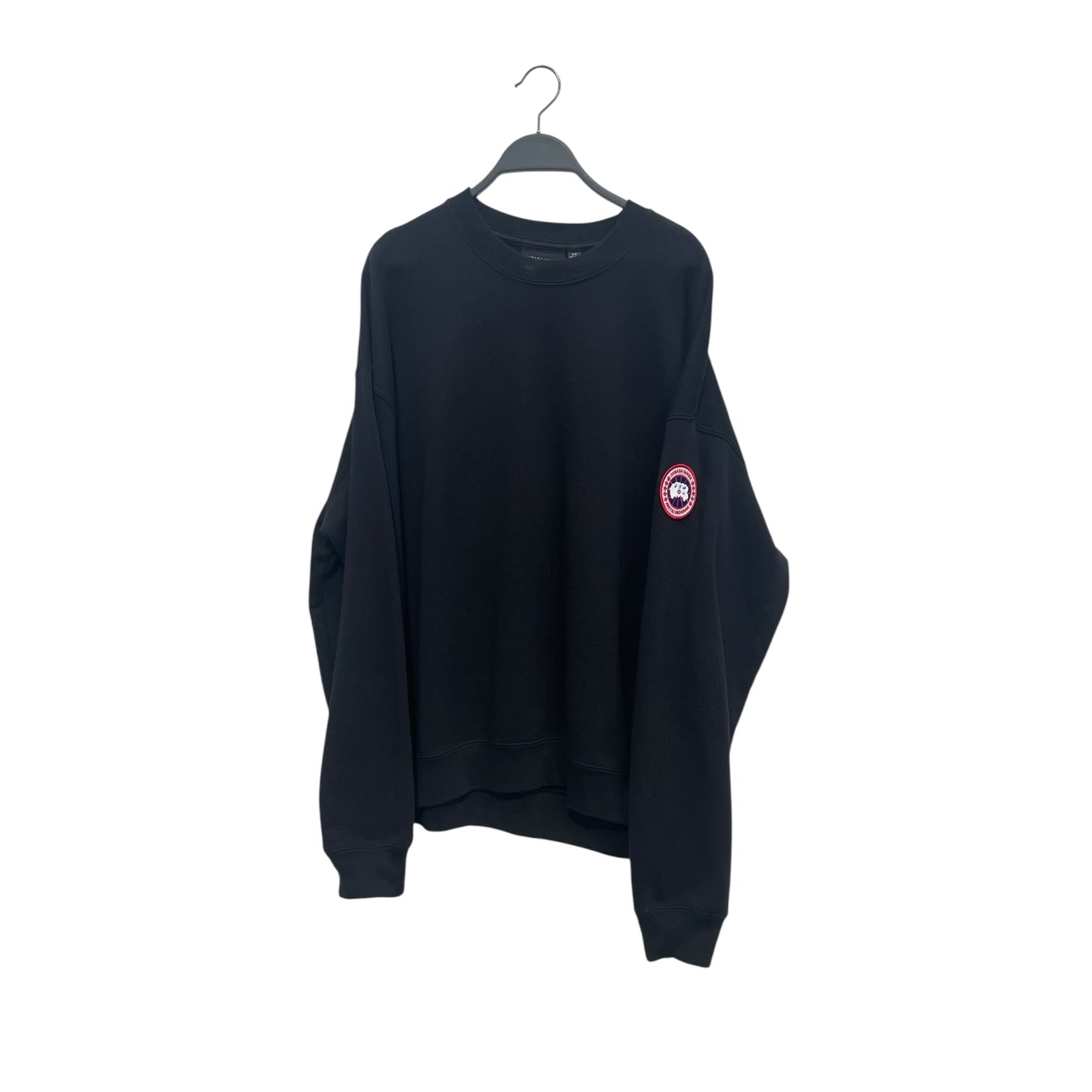 CANADA GOOSE/Sweatshirt/M/Cotton/BLK/RED LOGO PATCH view 1