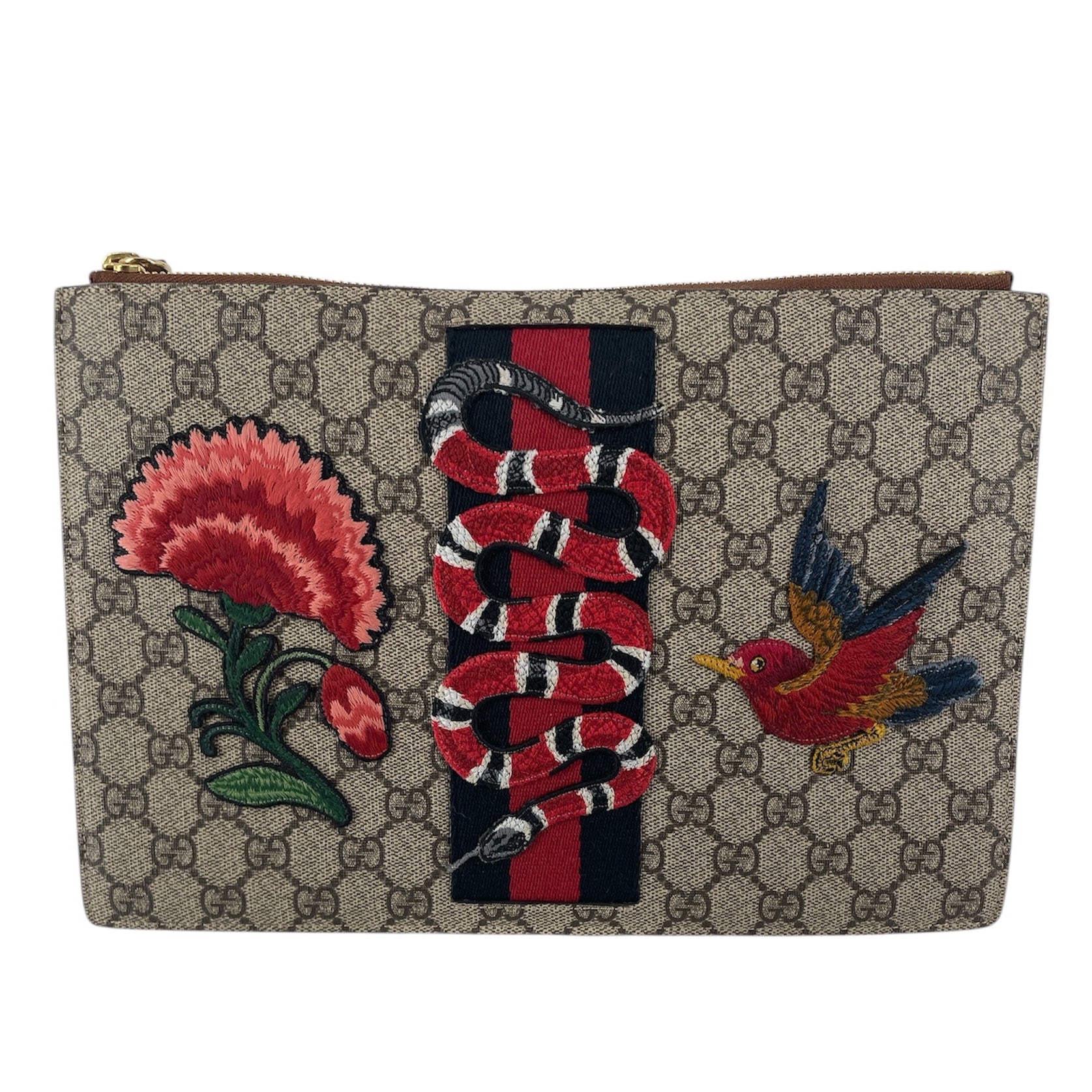 GUCCI/Pouch/Monogram/Cotton/KHK/431416 0416 view 1