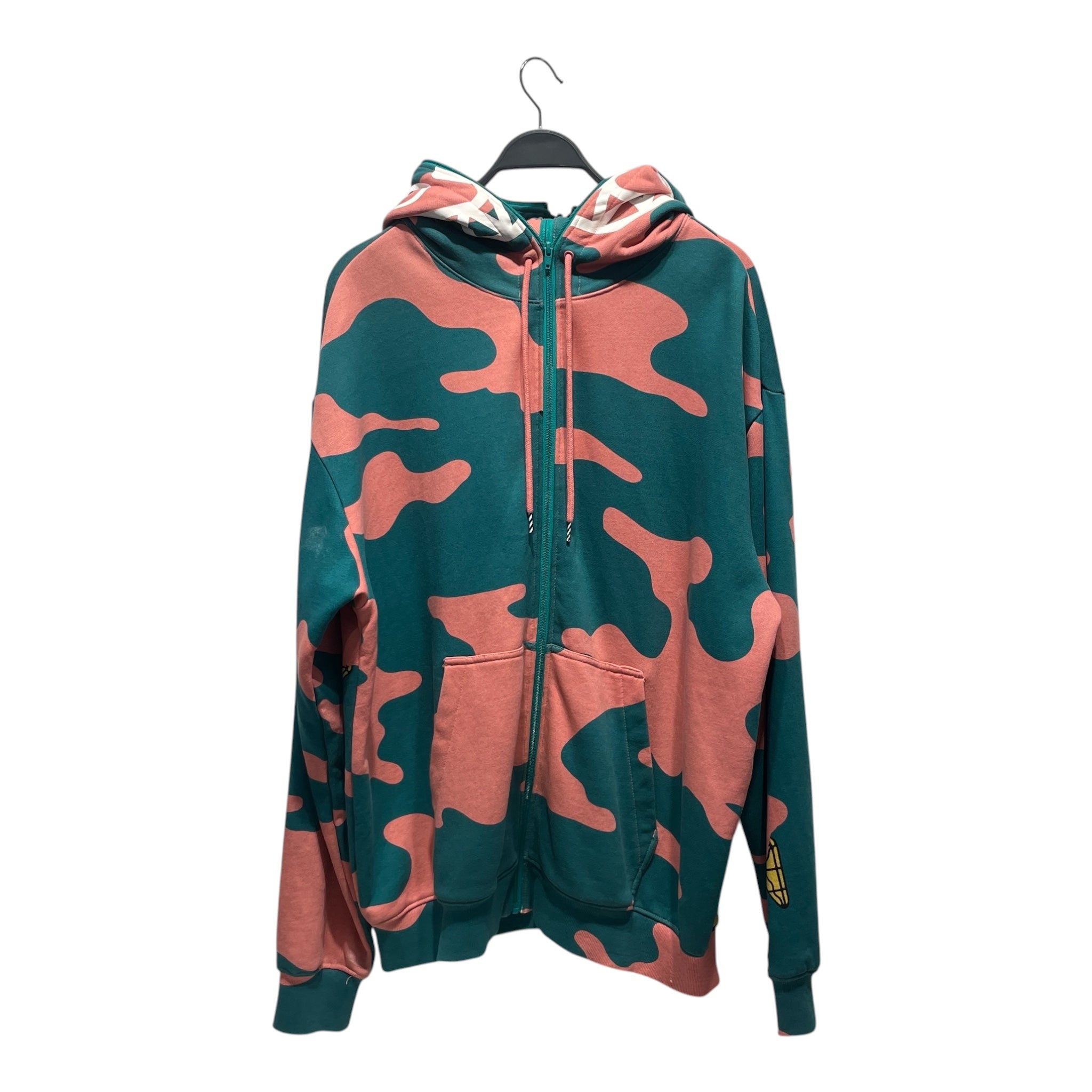 ICE CREAM/Zip Up Hoodie/XL/All Over Print/Cotton/GRN/ view 1