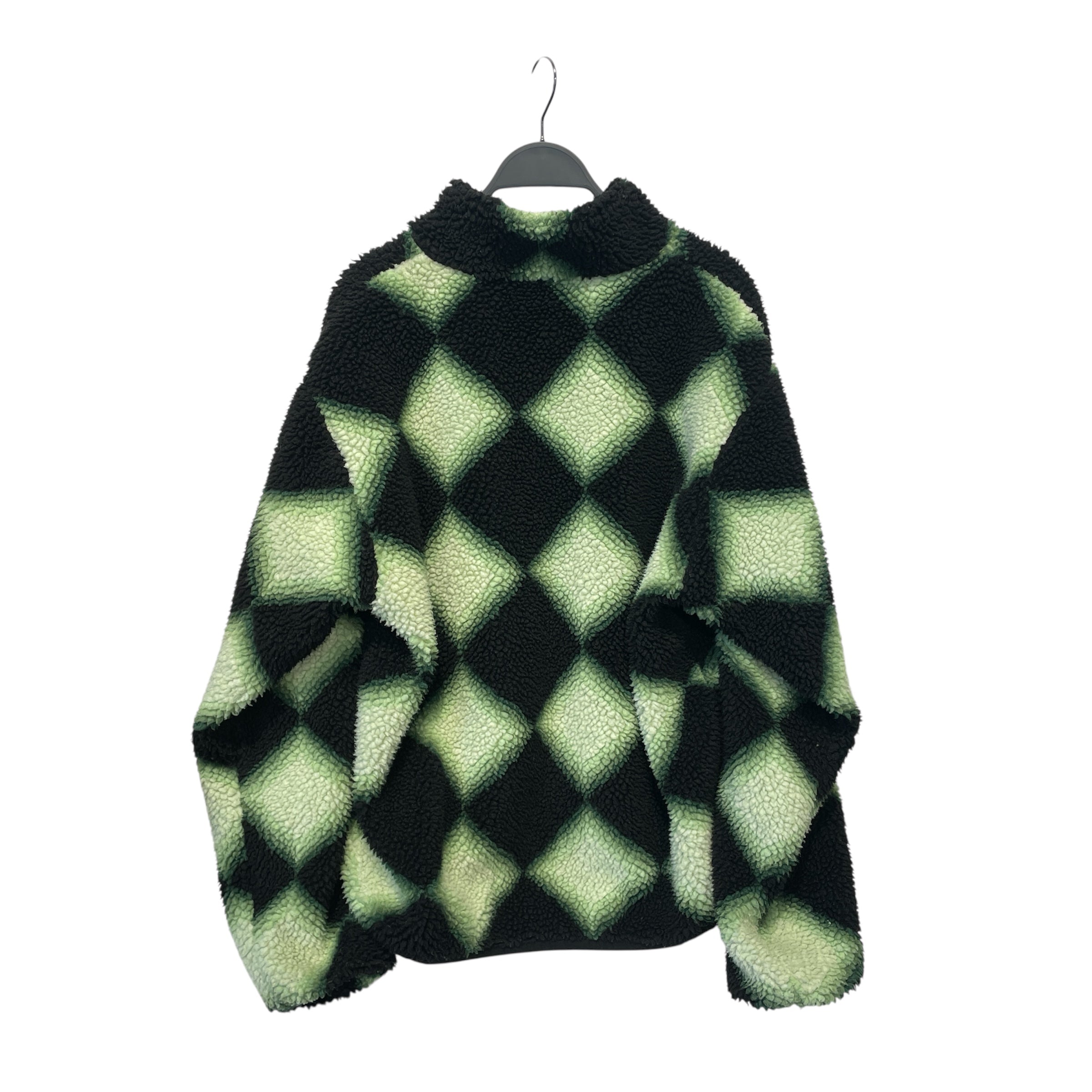 STUSSY/Windbreaker/L/Acrylic/GRN/Hombre Check/ view 2