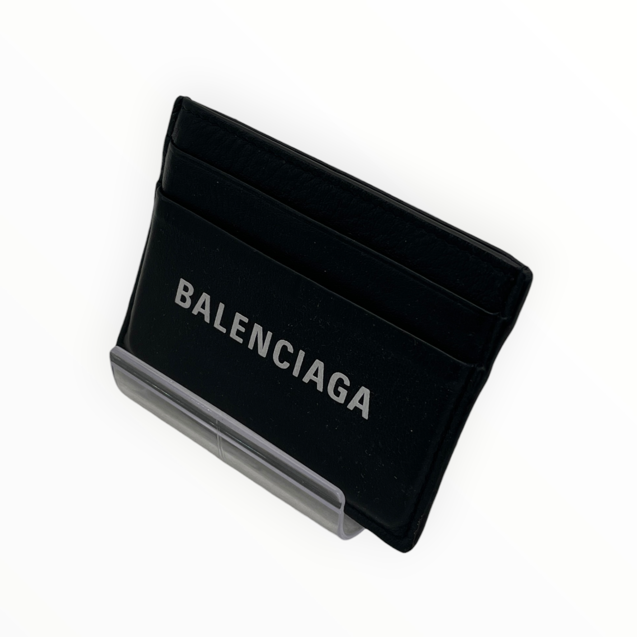 BALENCIAGA/Wallet/Acrylic/BLK/M's/cash card view 1