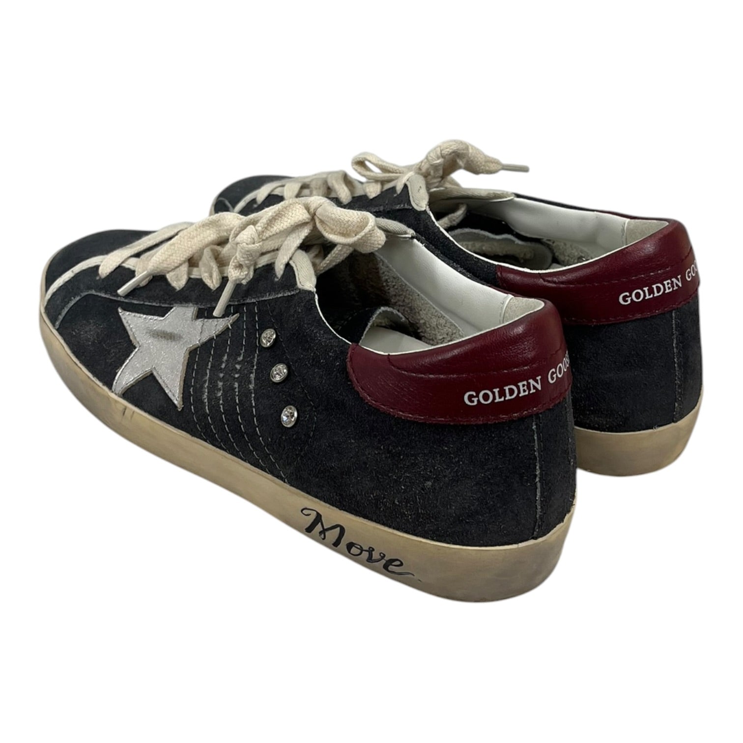 GOLDEN GOOSE/Low-Sneakers/EU 39/Suede/GRY/MOVE FORWARD view 2