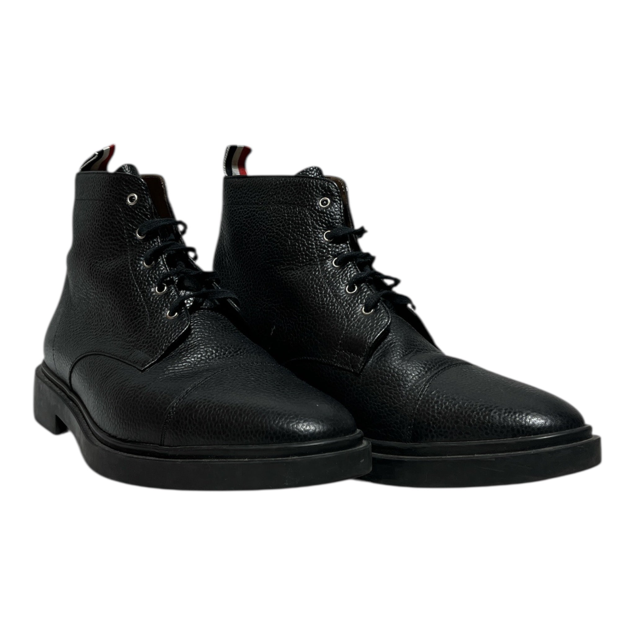 THOM BROWNE. NEW YORK/Chukka Boots/US 8/Leather/BLK/ view 1