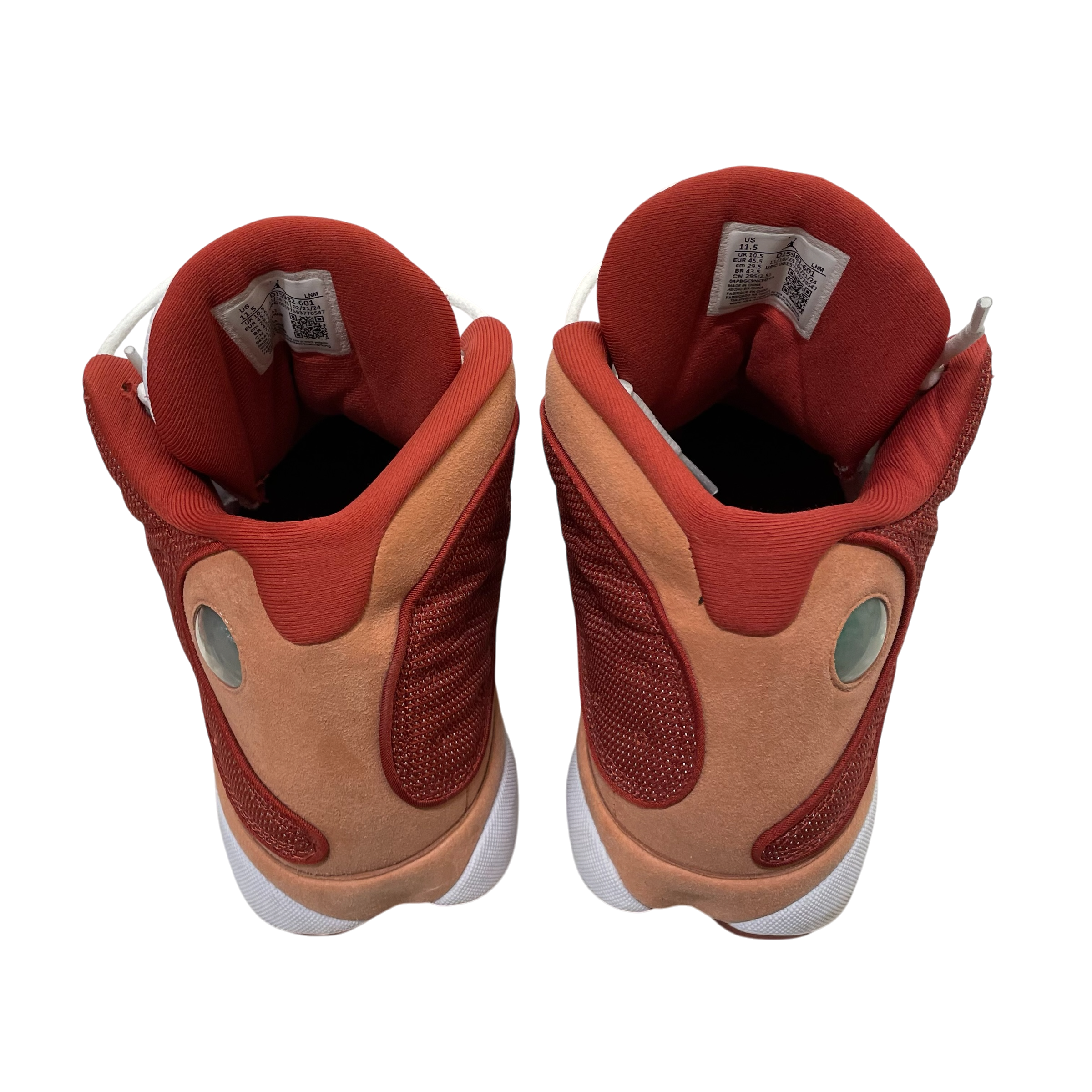 NIKE/Hi-Sneakers/US 11.5/Cotton/RED/DUNE RED view 4