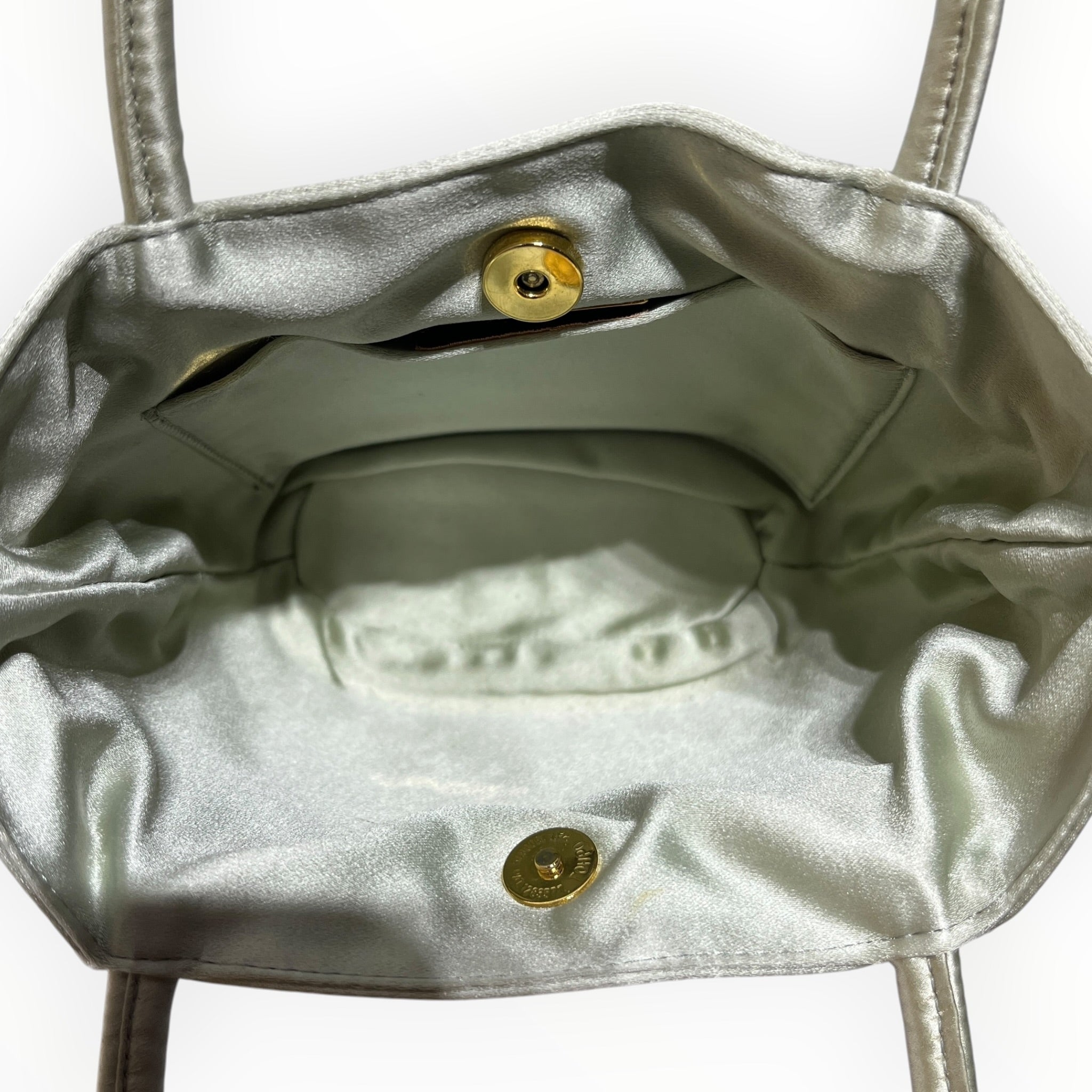 BOTTEGA VENETA/Hand Bag/Leather/KHK/SHINEY MINI HANDBAG view 4