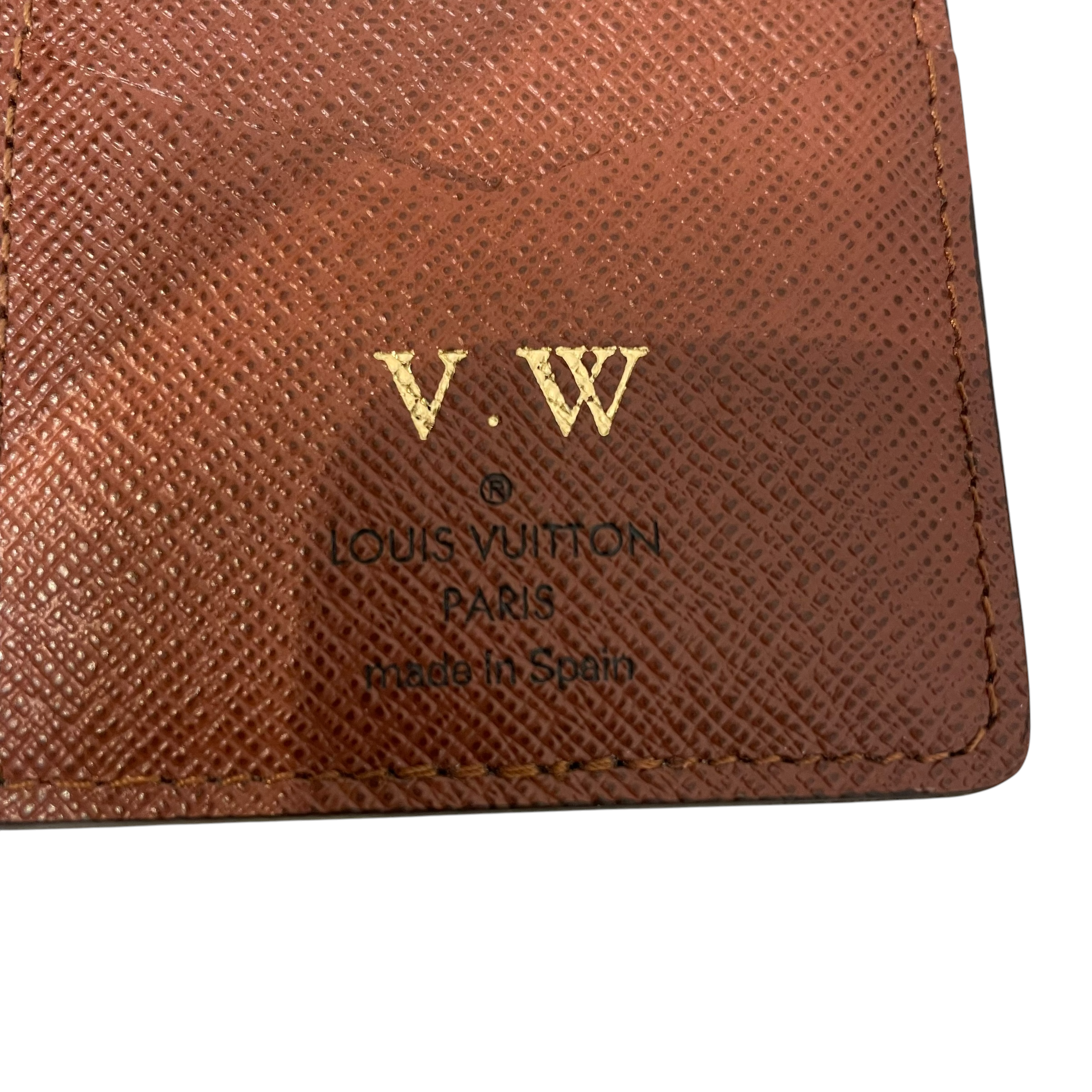 LOUIS VUITTON/Wallet/Monogram/Leather/BRW/POCKET ORGANIZER view 4