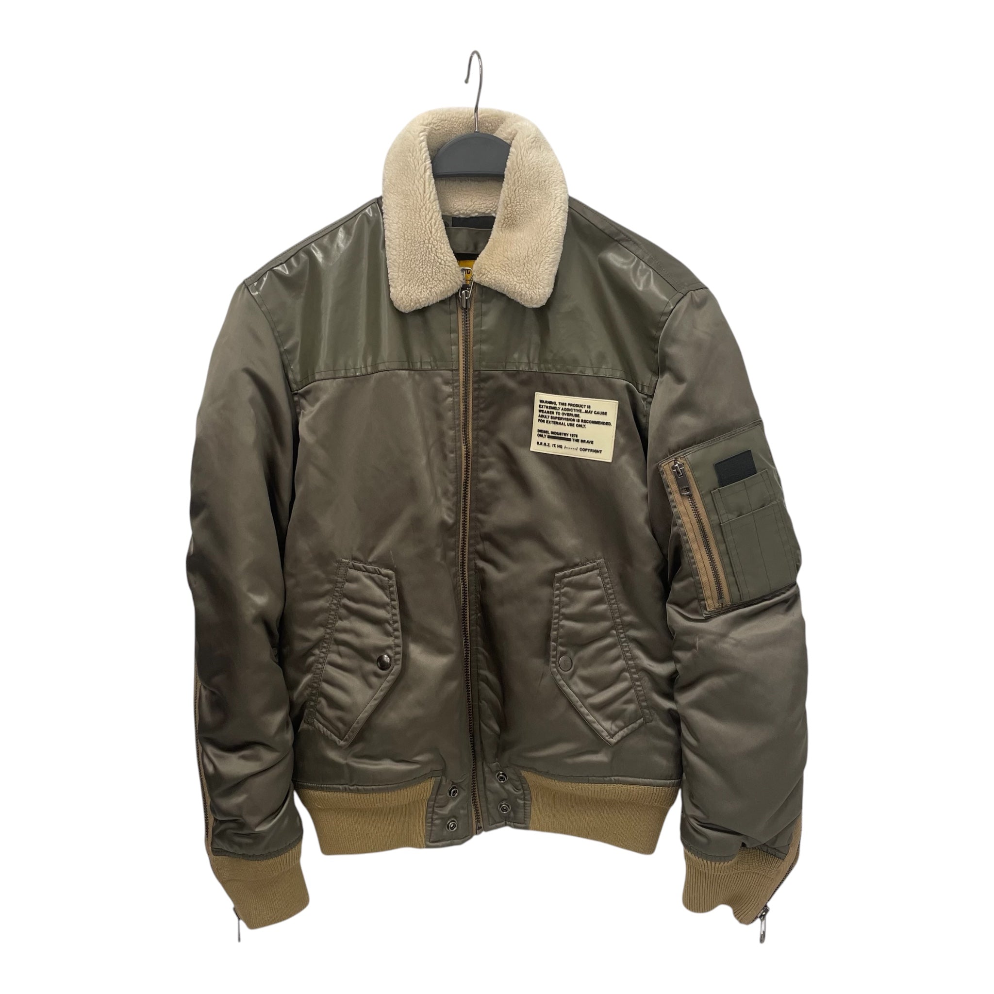 DIESEL/Blouson/S/Nylon/GRN/GREEN BOMBER MAGIC SQUARES view 1