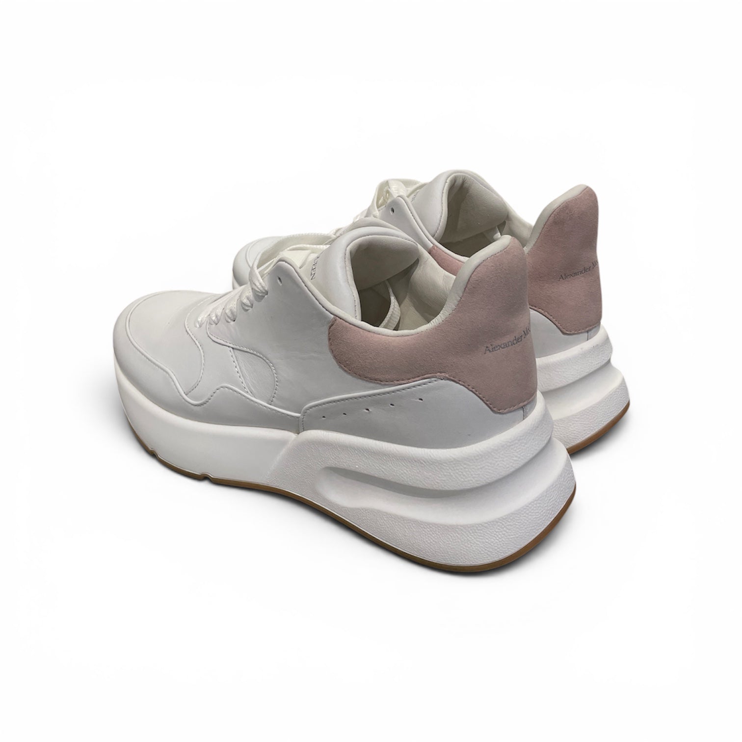 Alexander McQueen/Low-Sneakers/EU 38/Leather/WHT/ view 2
