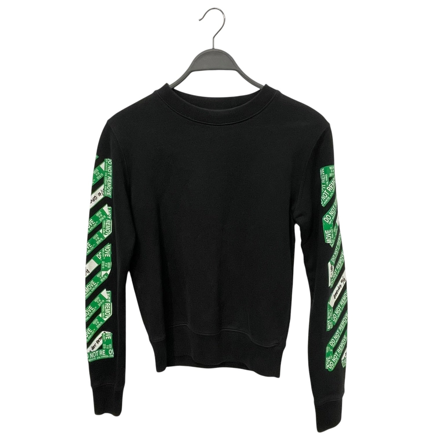 OFF-WHITE/Sweatshirt/XXS/Cotton/BLK/High Neck/SSENSE Exclusive 3D Diagonal view 1