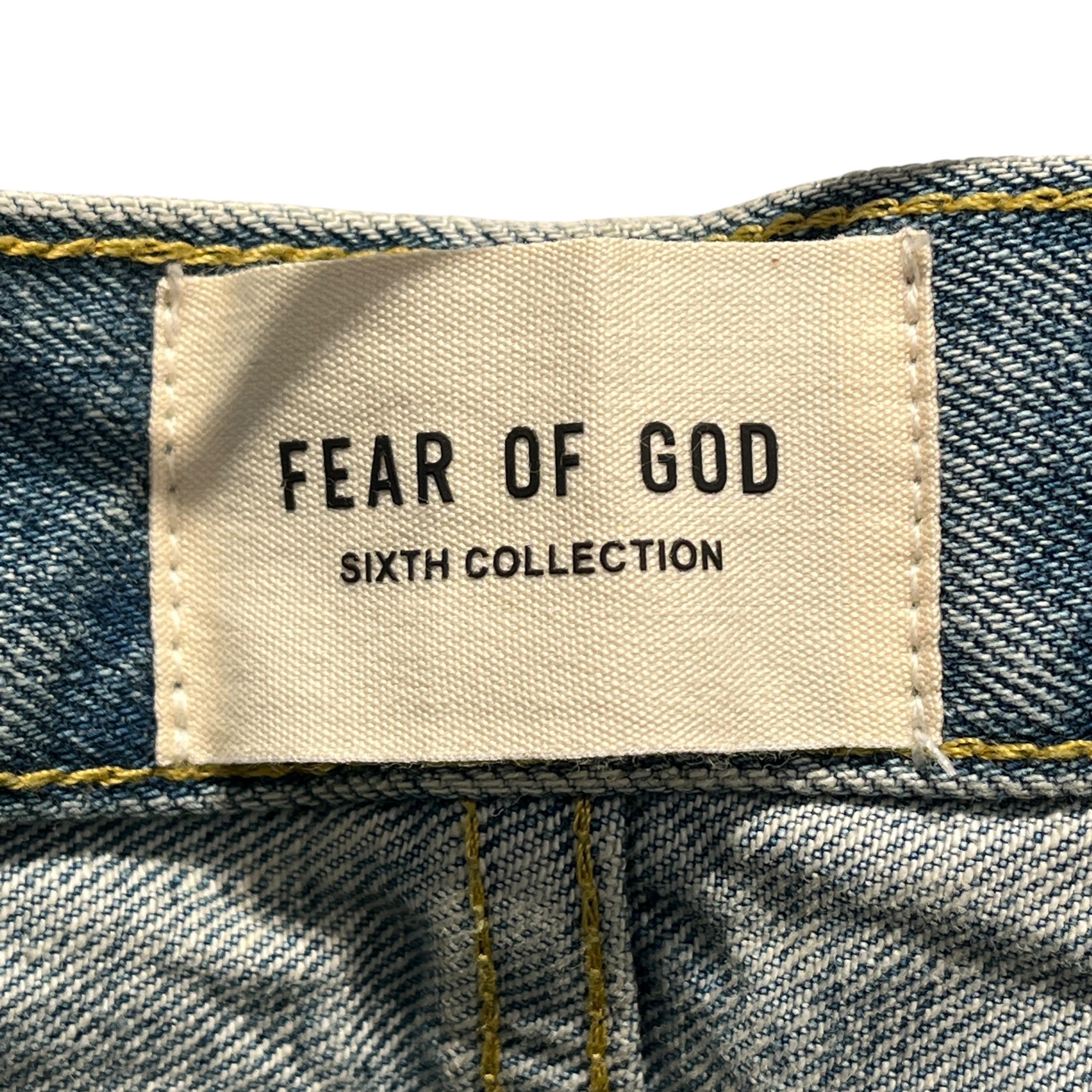 FEAR OF GOD/Straight Pants/29/Denim/BLU/SLIM DOUBLEKNEE BELTED LIGHT view 3