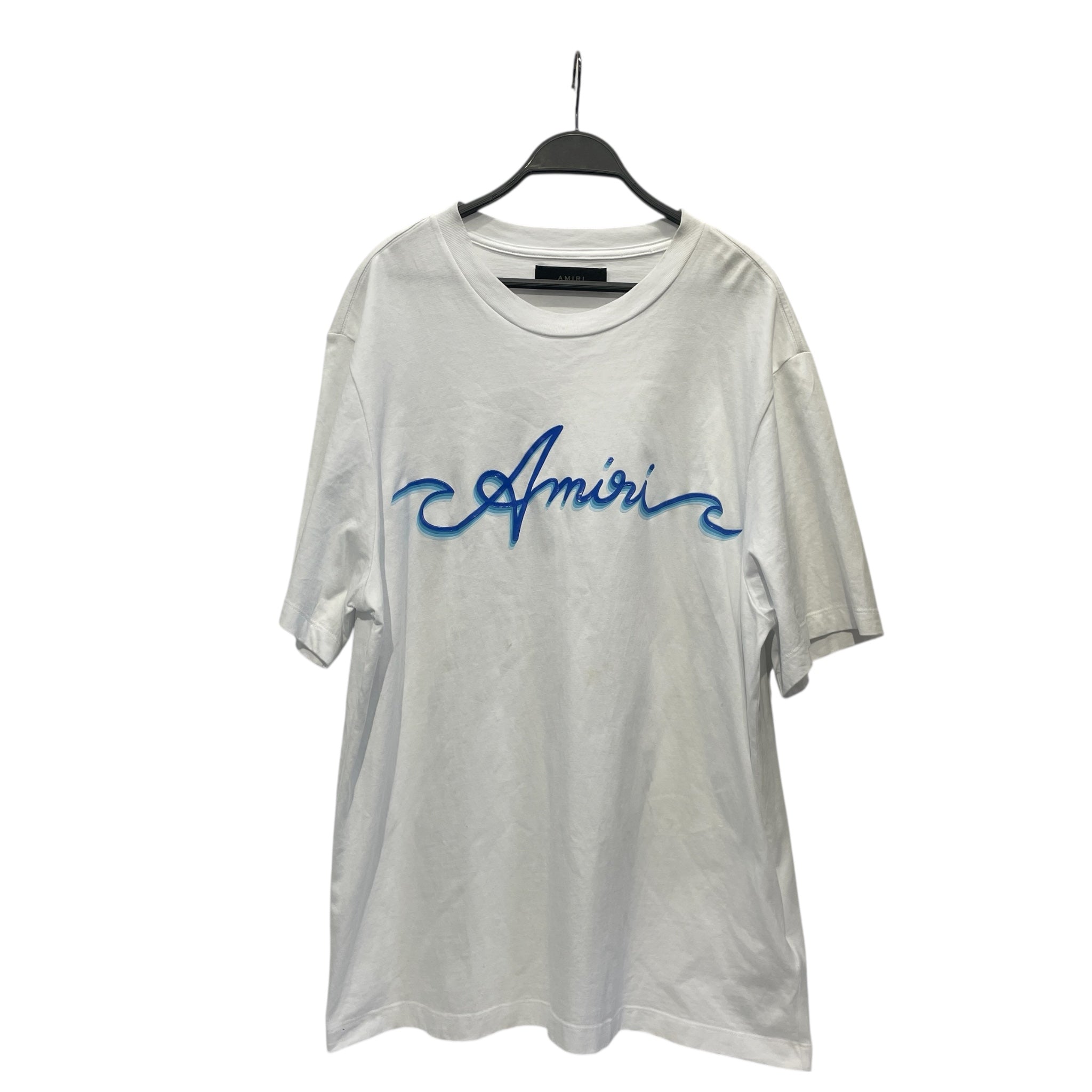 AMIRI/T-Shirt/XL/Cotton/WHT/Graphic/WAVE LOGO T-SHIRT view 1