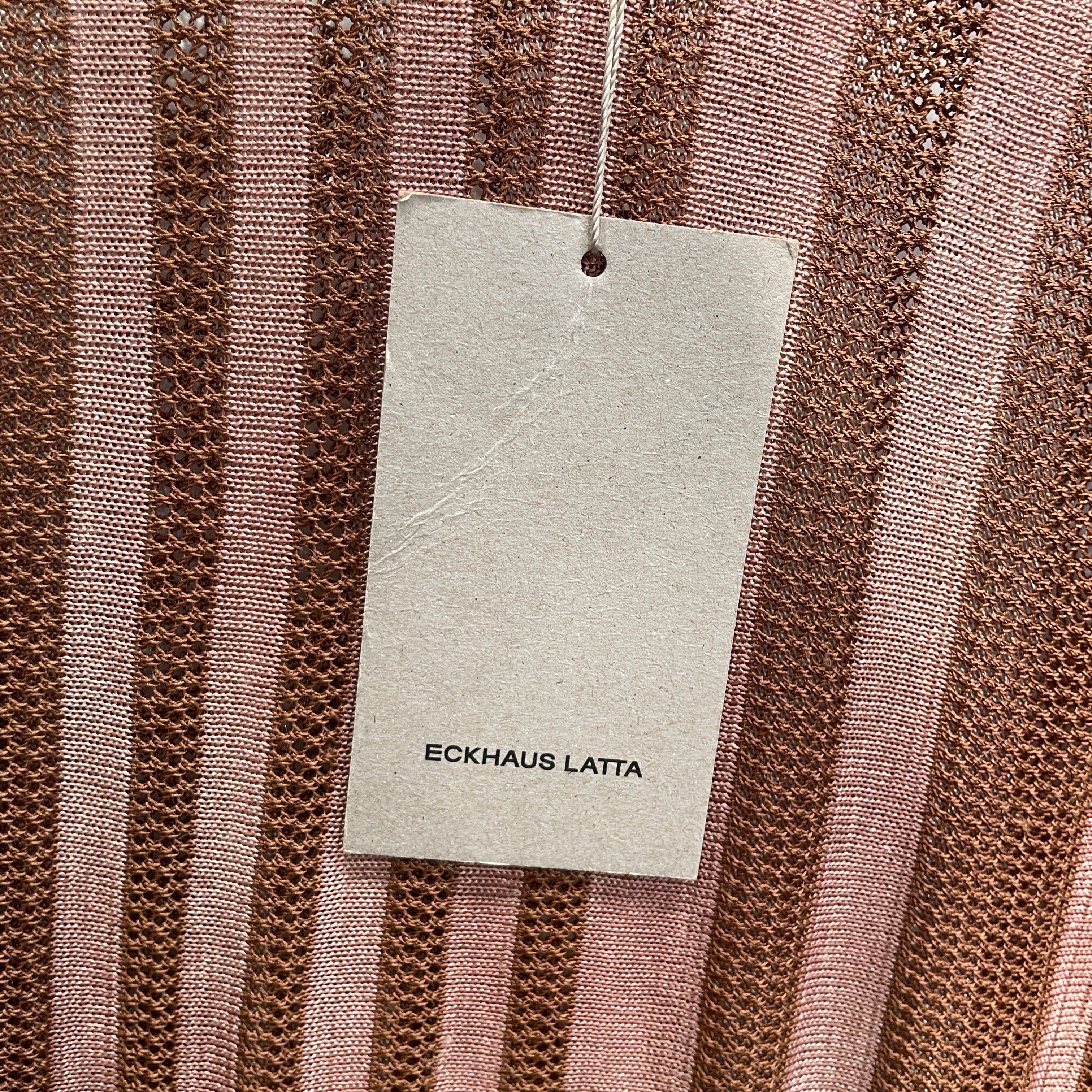 ECKHAUS LATTA/LS T-Shirt/M/Stripe/Polyester/BRW/"RUST" SLINK SWEATER view 5
