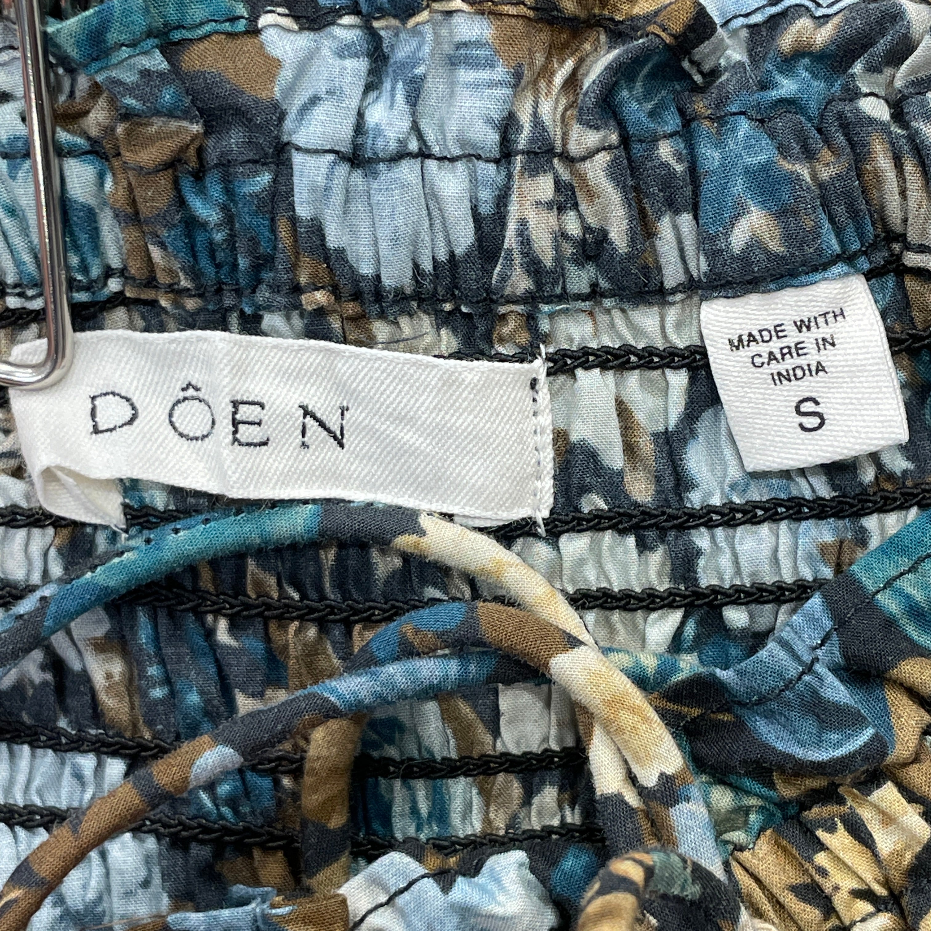 DOEN/LS Dress/S/Floral Pattern/Cotton/MLT/FLORAL HALF SLEEVES view 3