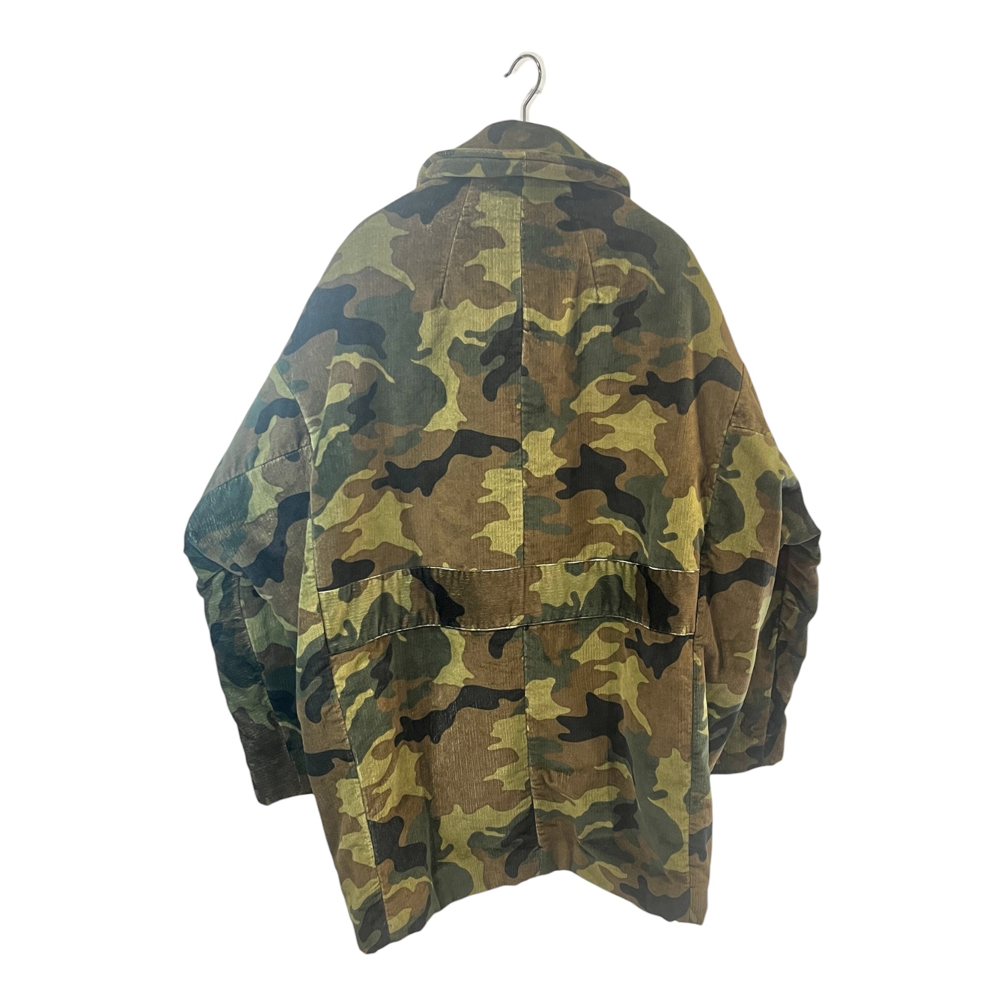 R13/Jacket/M/Camouflage/Cotton/KHK/No Collar/OVERSIZED HUNTING COAT view 2
