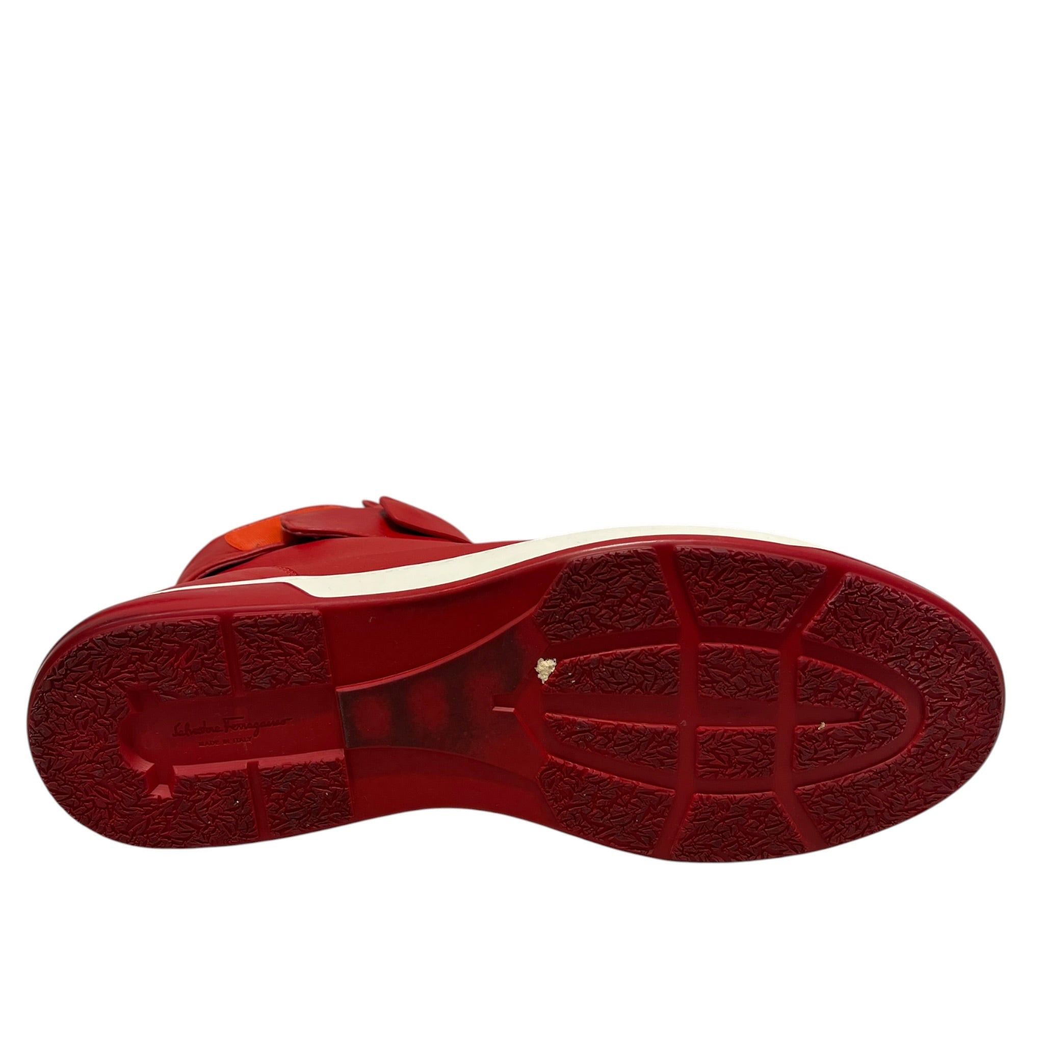 Salvatore Ferragamo/Hi-Sneakers/US 13/RED/NAYON HIGHTOP SNEAKER view 5