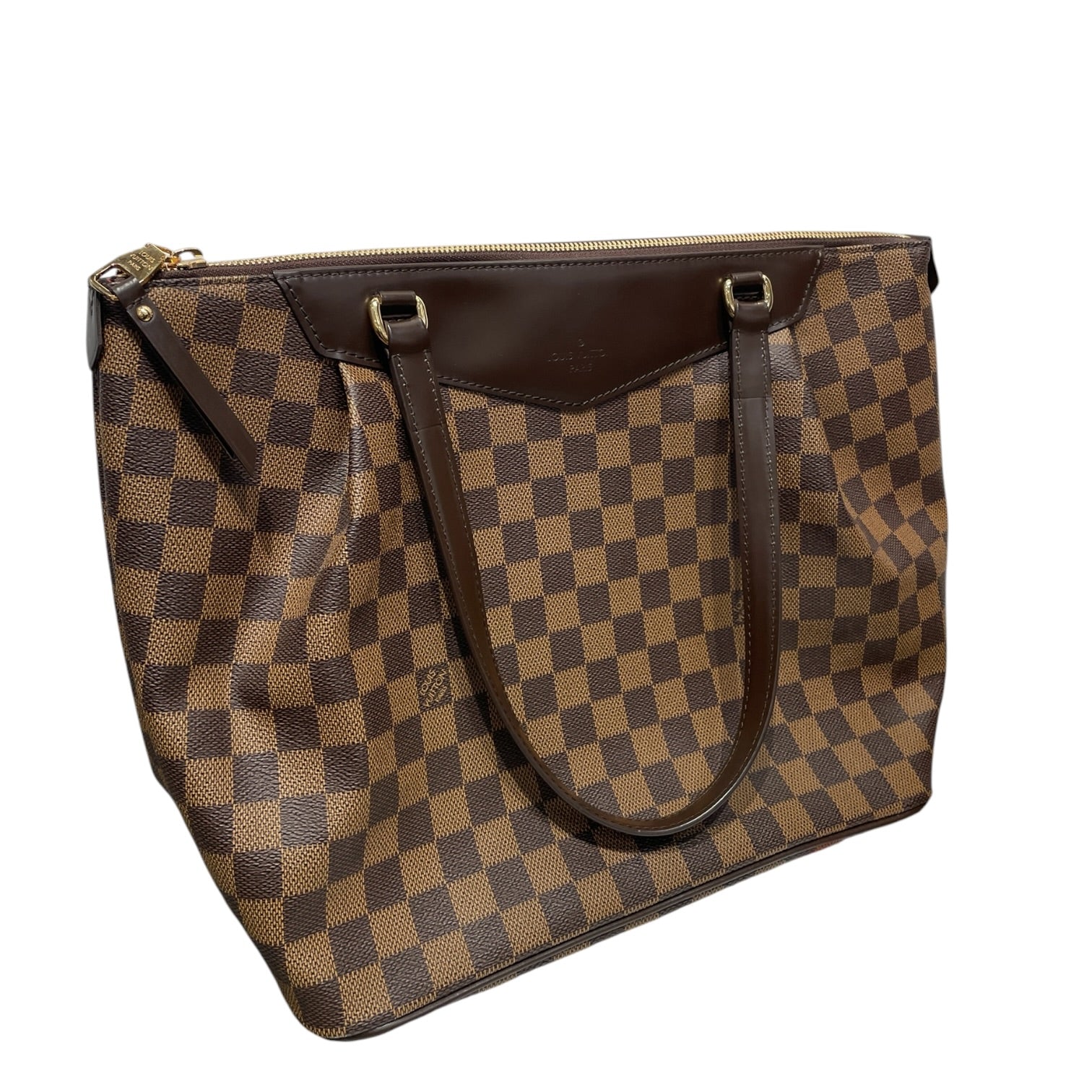 LOUIS VUITTON/Hand Bag/Leather/BRW/Westminster Damier Ebene view 4