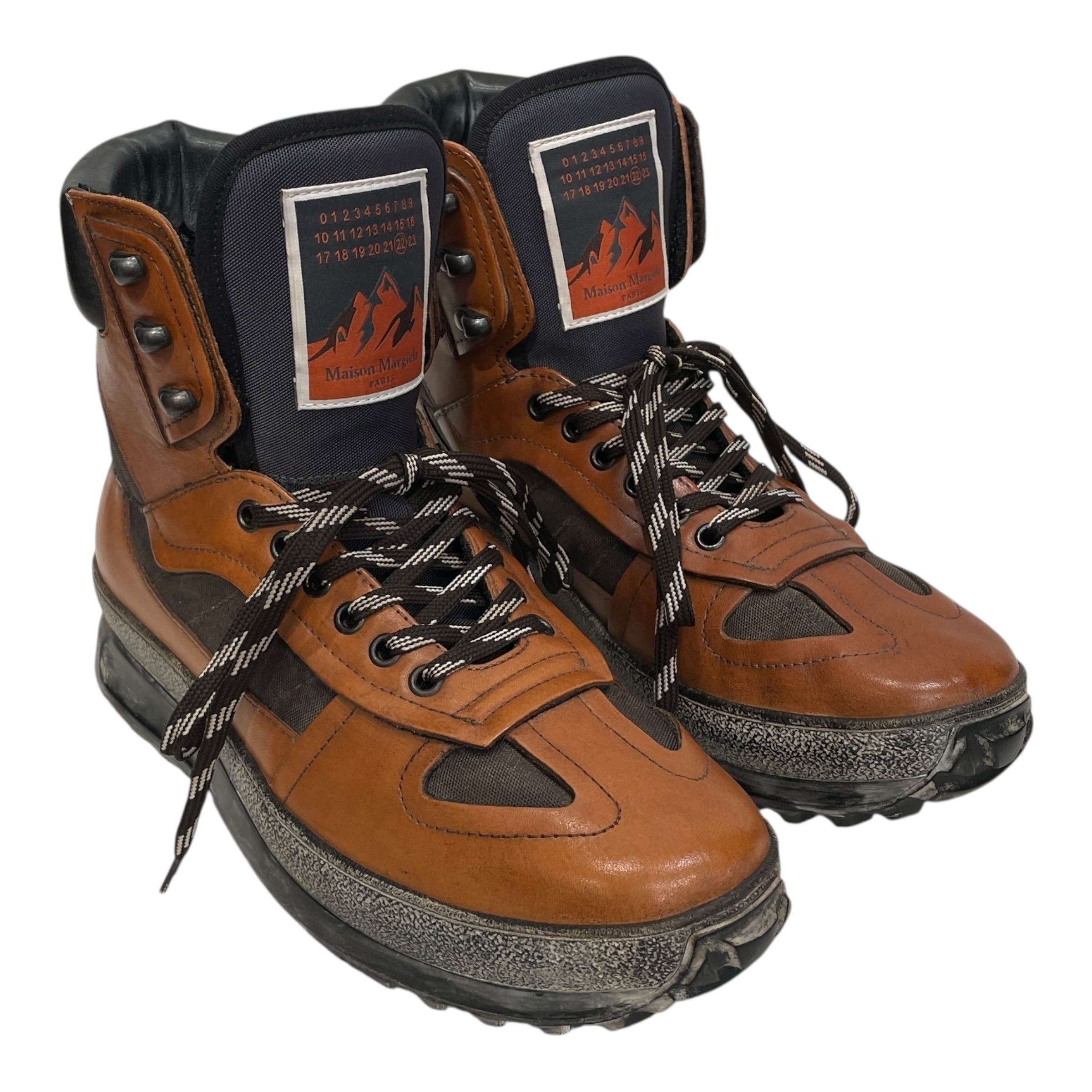 Maison Margiela/Lace Up Boots/EU 41/Leather/CML/HIKING BOOT view 1