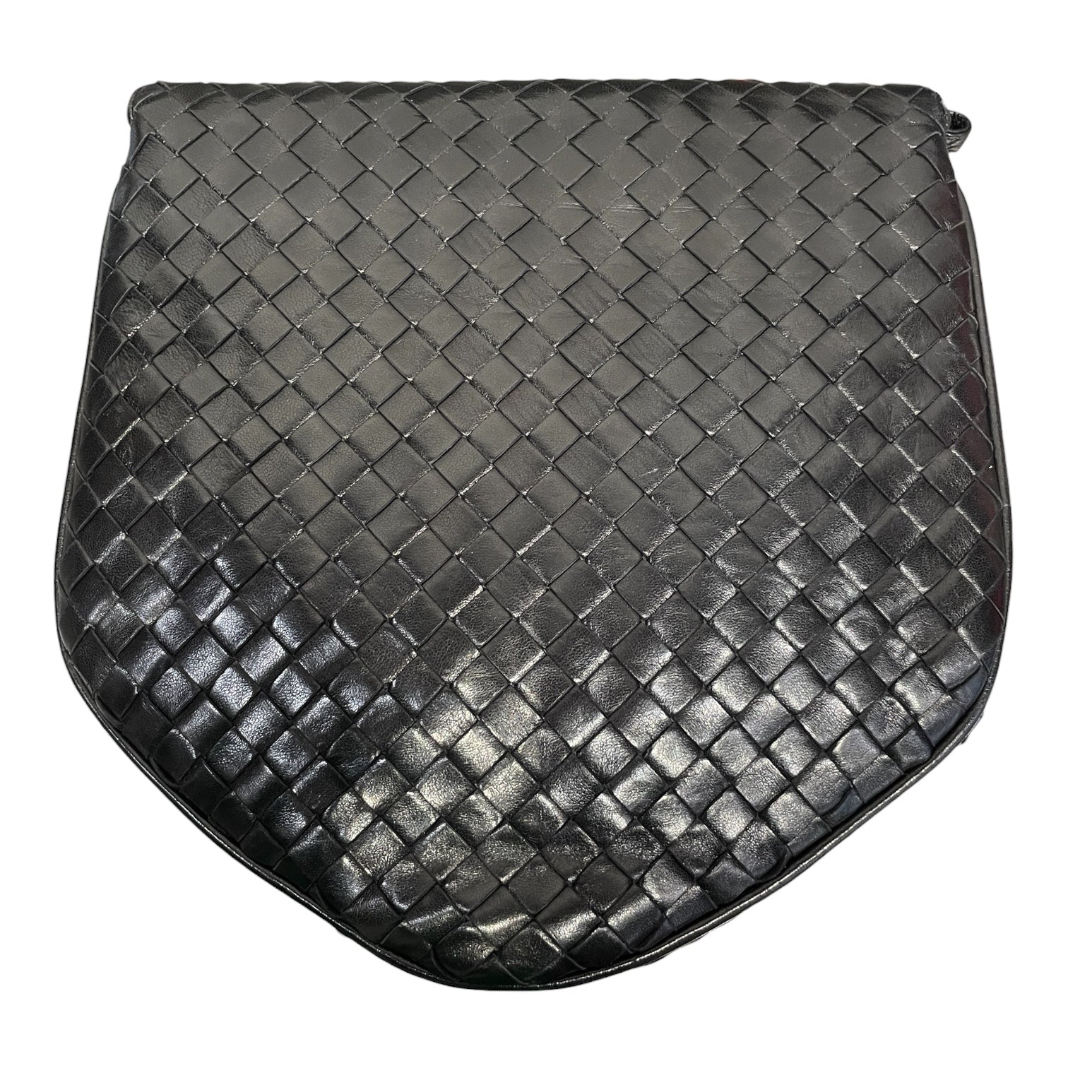 BOTTEGA VENETA/Cross Body Bag/Leather/BLK/VINTAGE view 6